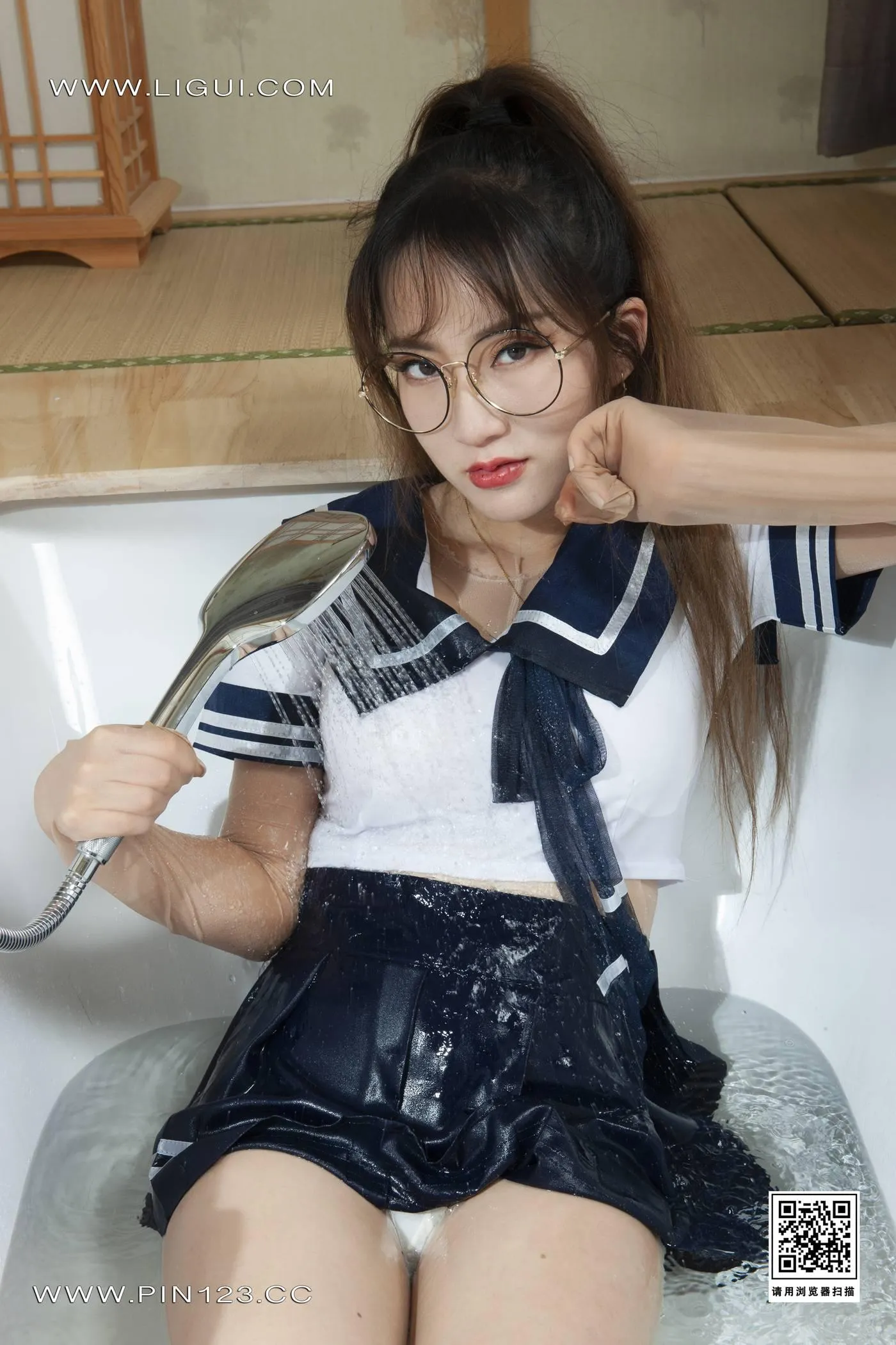 [Ligui丽柜]2022.09.05 香浴丝颜 汐汐[76P]插图8