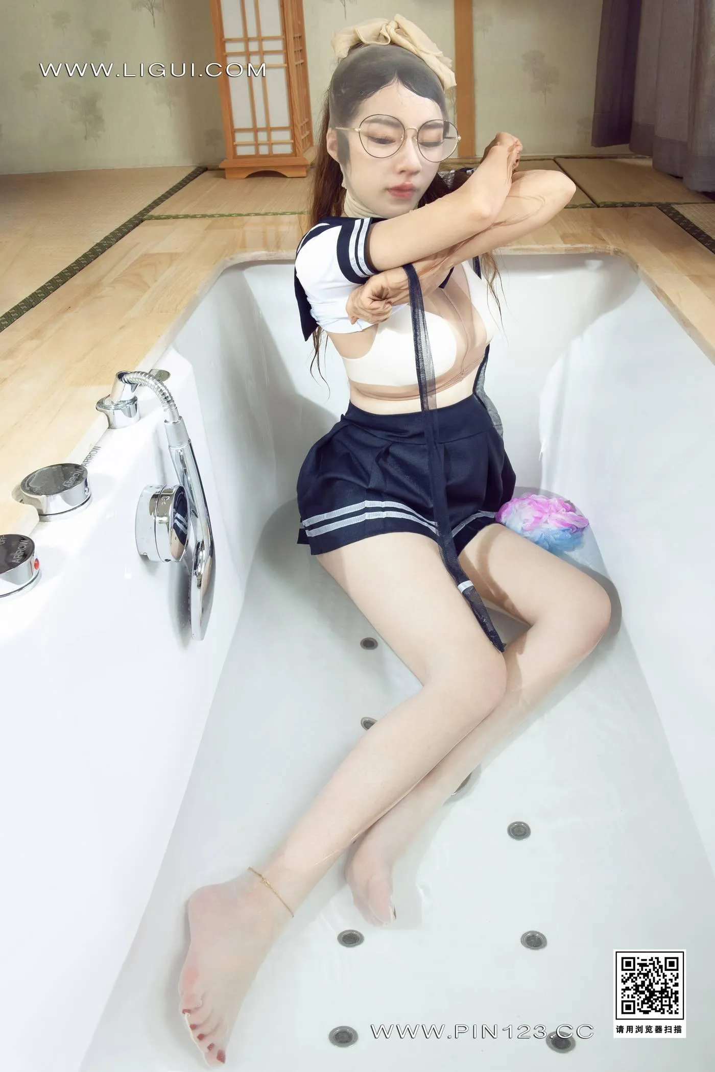 [Ligui丽柜]2022.09.05 香浴丝颜 汐汐[76P]插图5