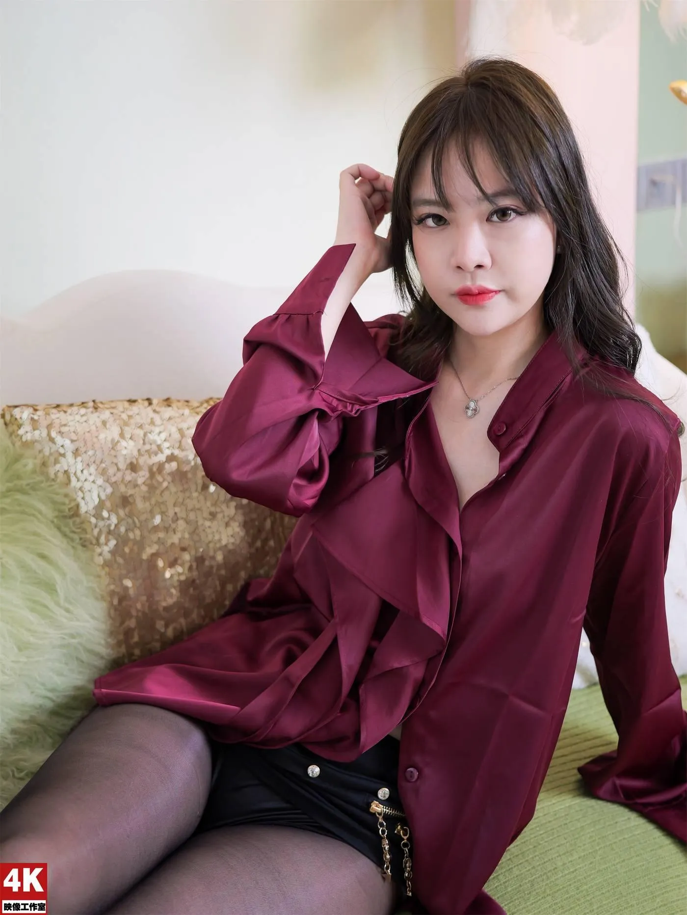 [Ligui丽柜]2022.04.17《慵懒的午后》小琳琳[87P]插图1