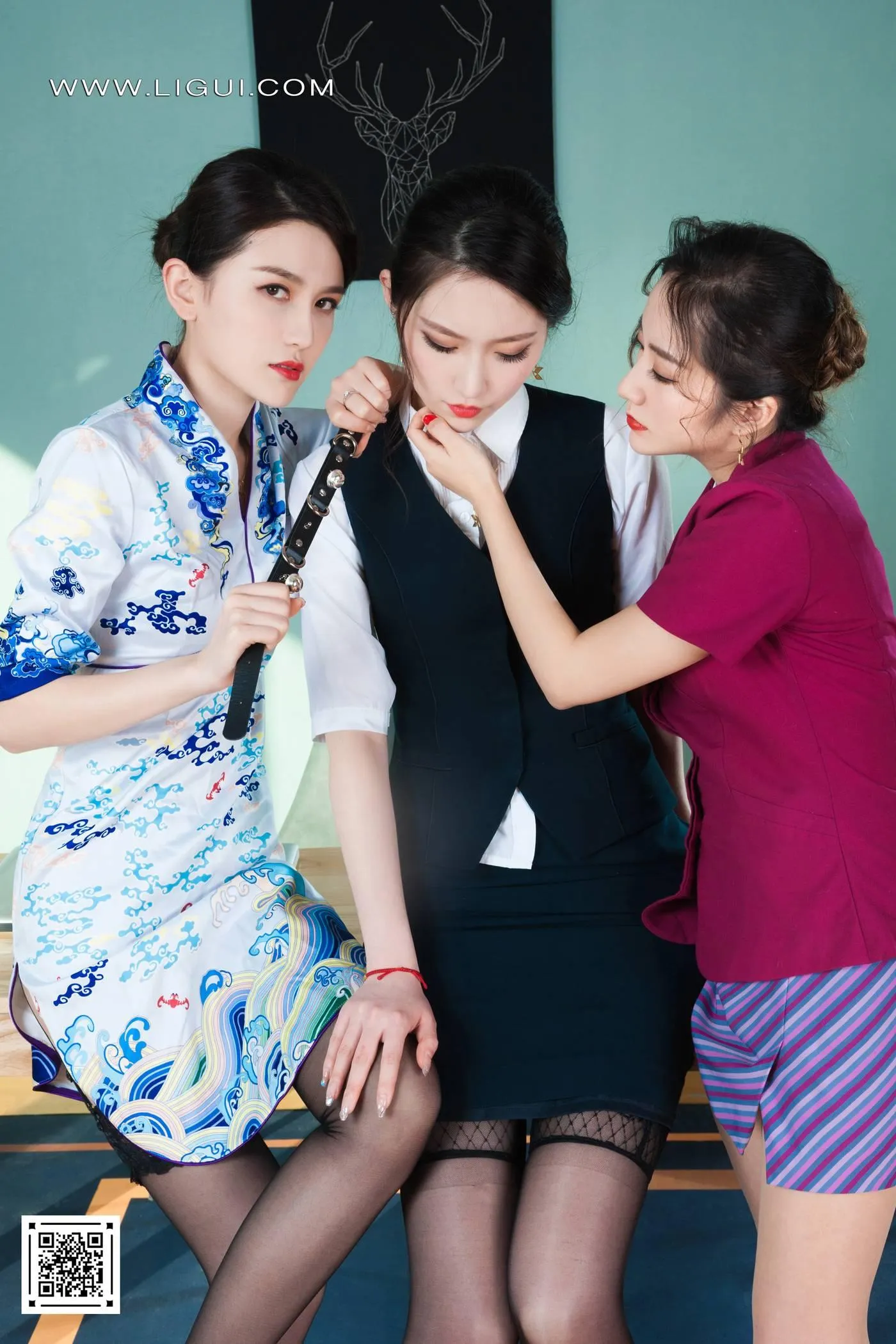 [Ligui丽柜]2022.05.02《三生三丝》阳阳&安娜&汐汐[81P]插图5