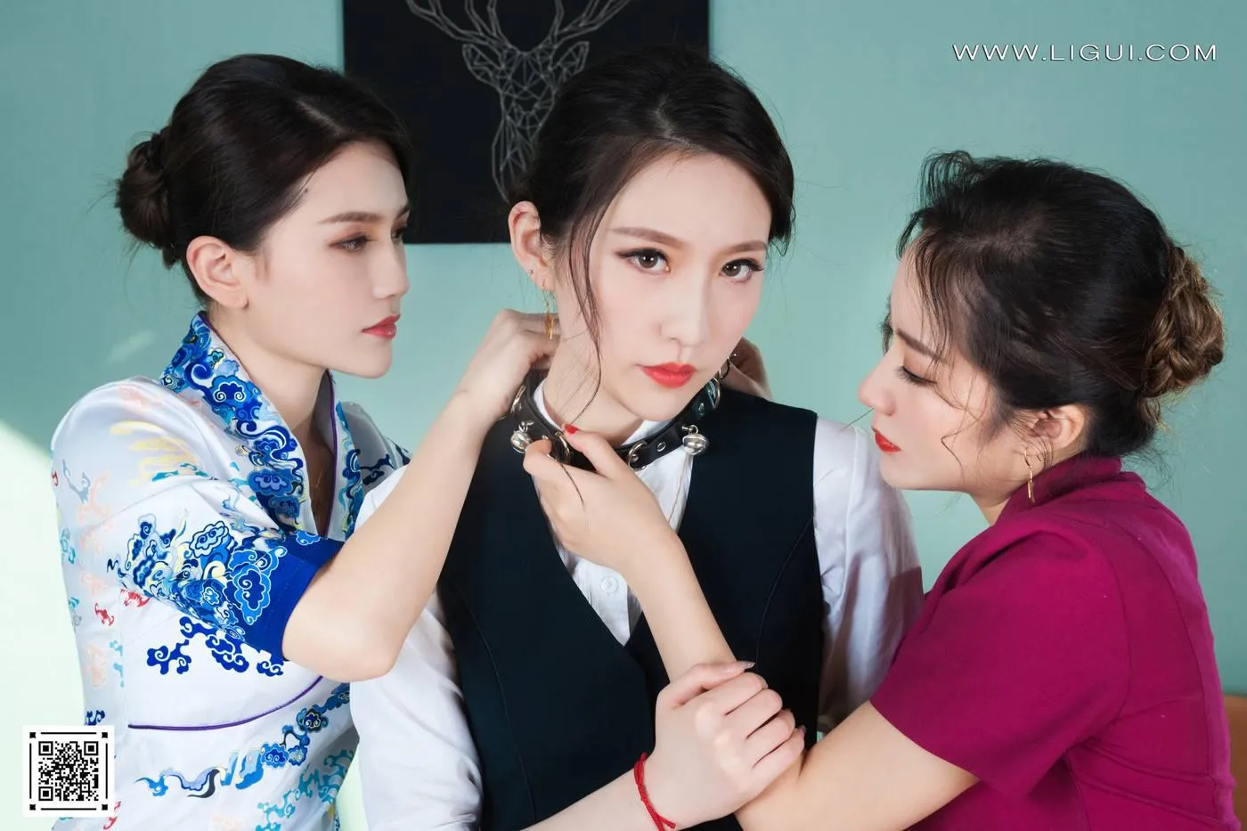 [Ligui丽柜]2022.05.02《三生三丝》阳阳&安娜&汐汐[81P]插图6