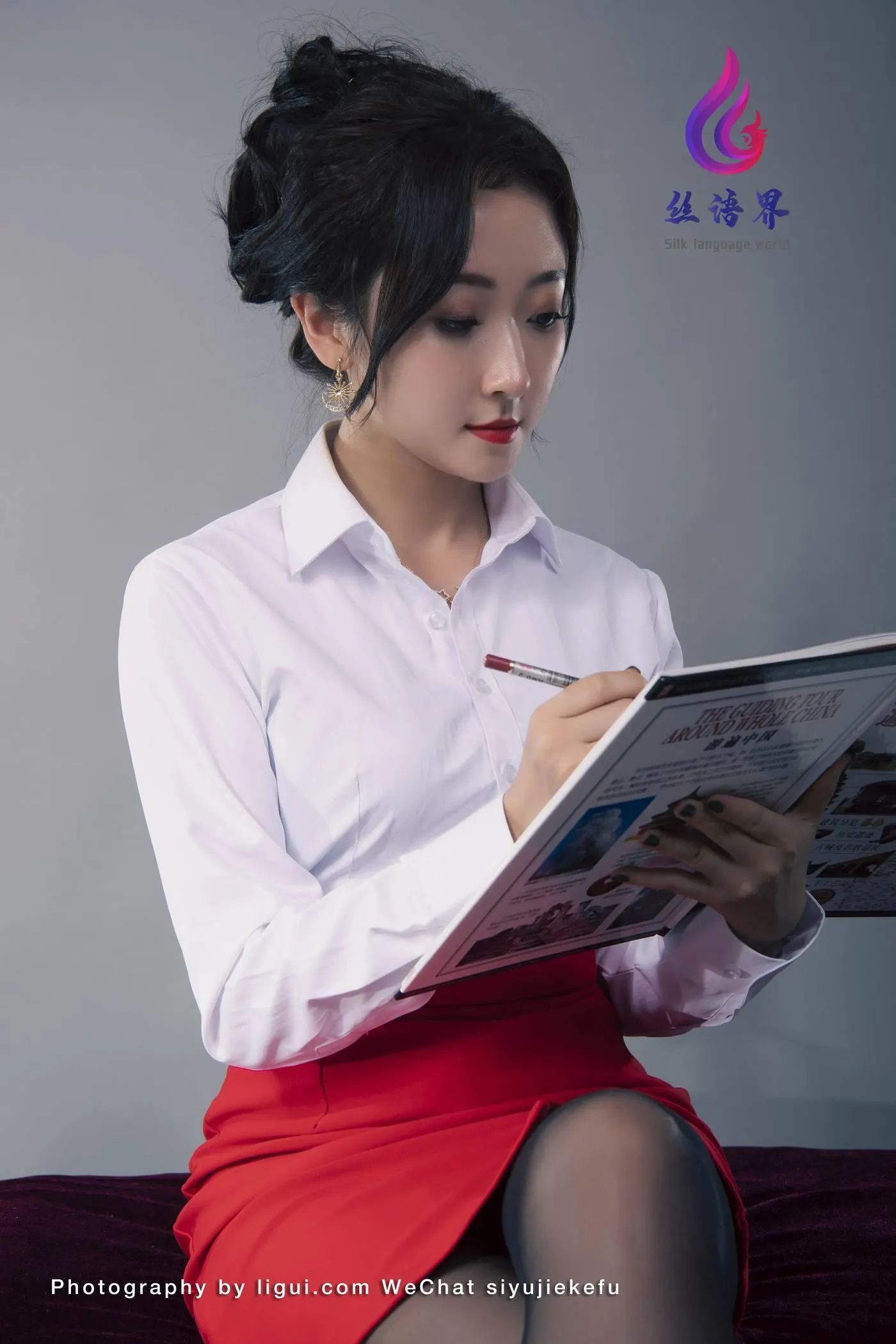 [Ligui丽柜]2022.04.27《那一抹红色》愉心[58P]插图8
