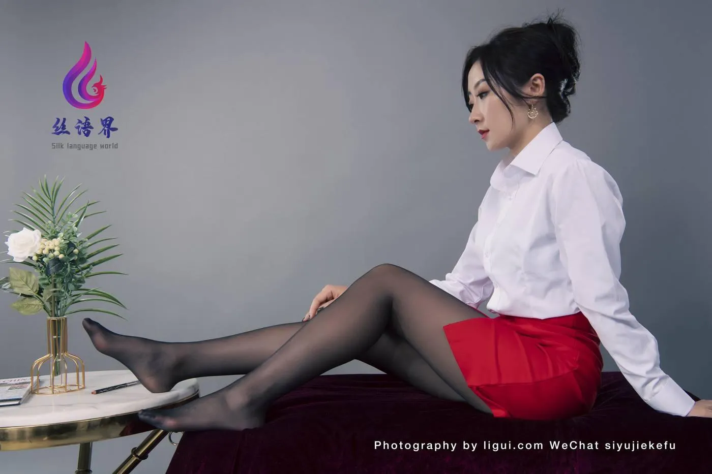 [Ligui丽柜]2022.04.27《那一抹红色》愉心[58P]插图6