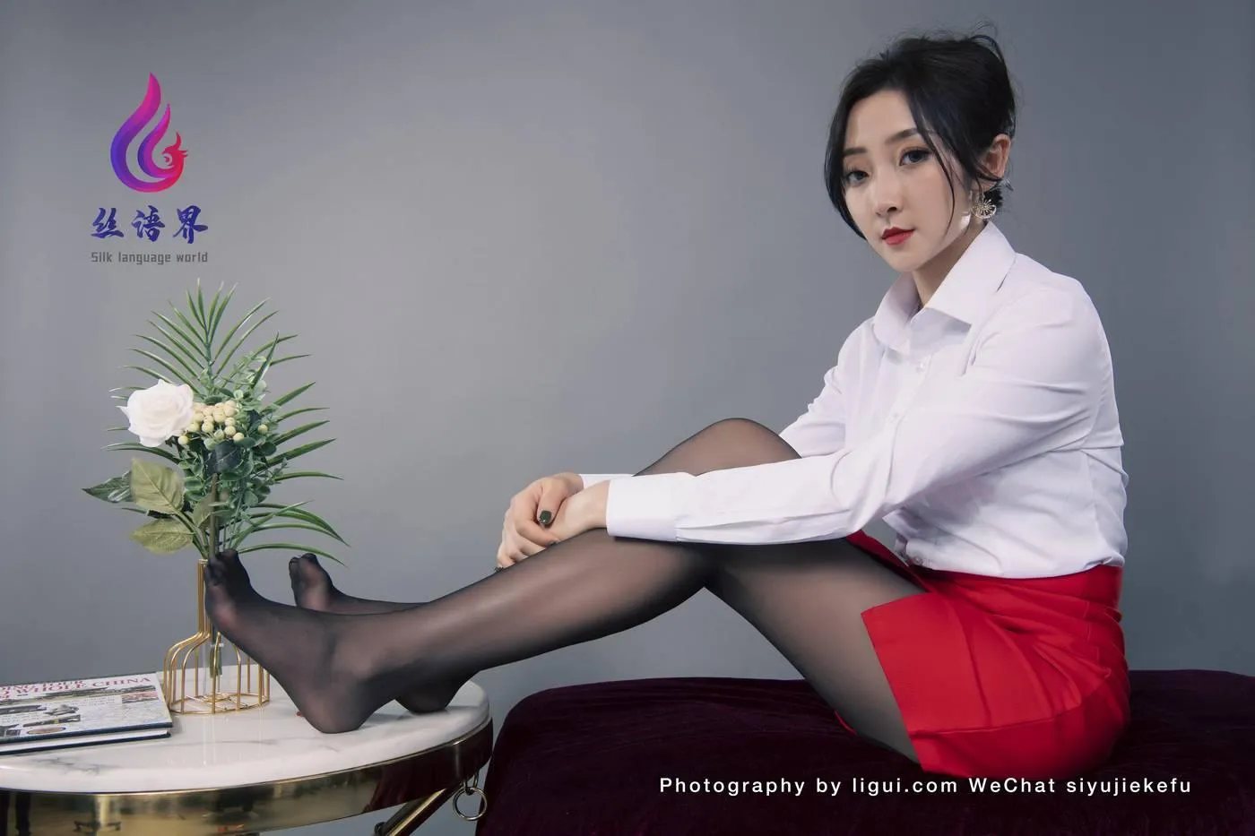 [Ligui丽柜]2022.04.27《那一抹红色》愉心[58P]插图9