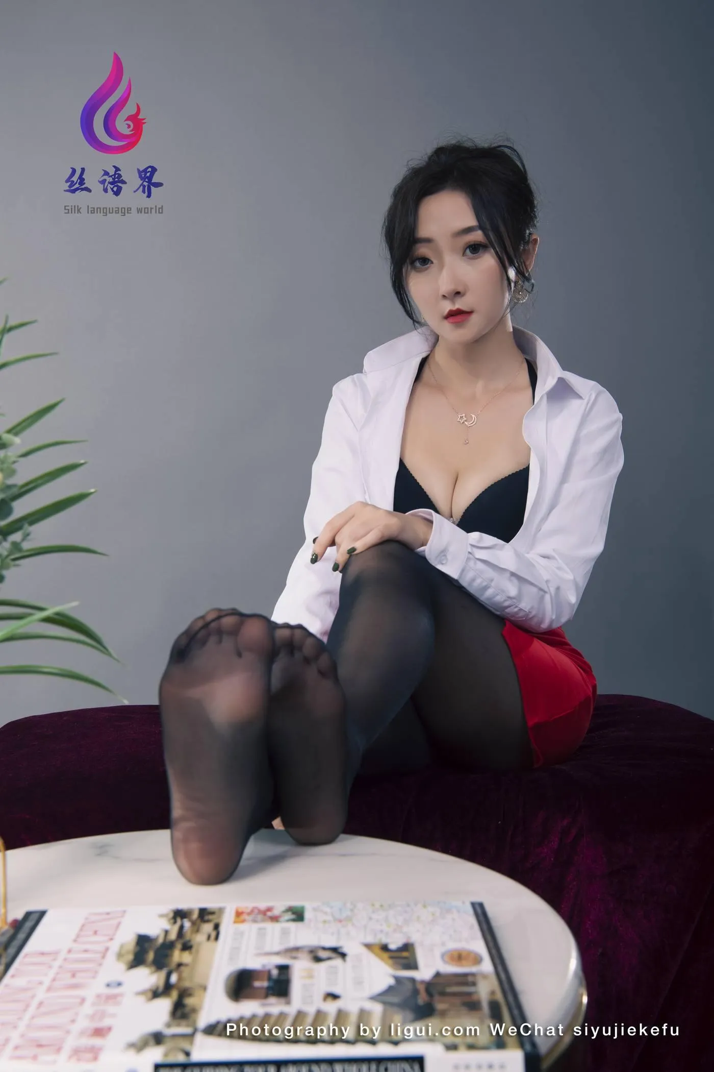 [Ligui丽柜]2022.04.27《那一抹红色》愉心[58P]插图5