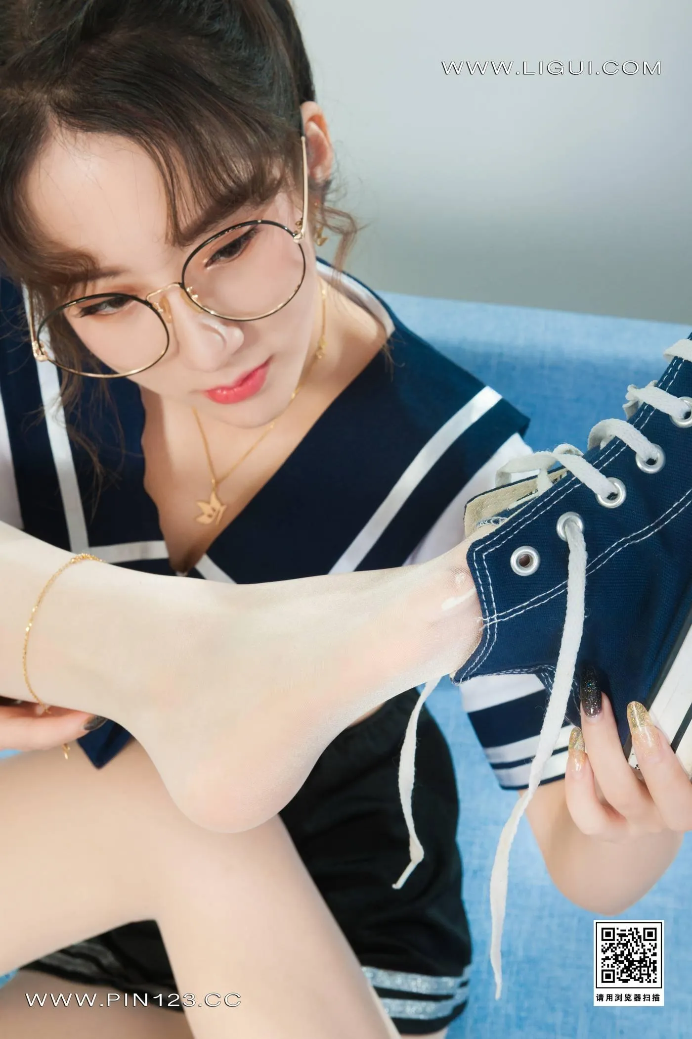 [Ligui丽柜]2022.09.16 双生花-紧缚花季 小智贤&汐汐[91P]插图5