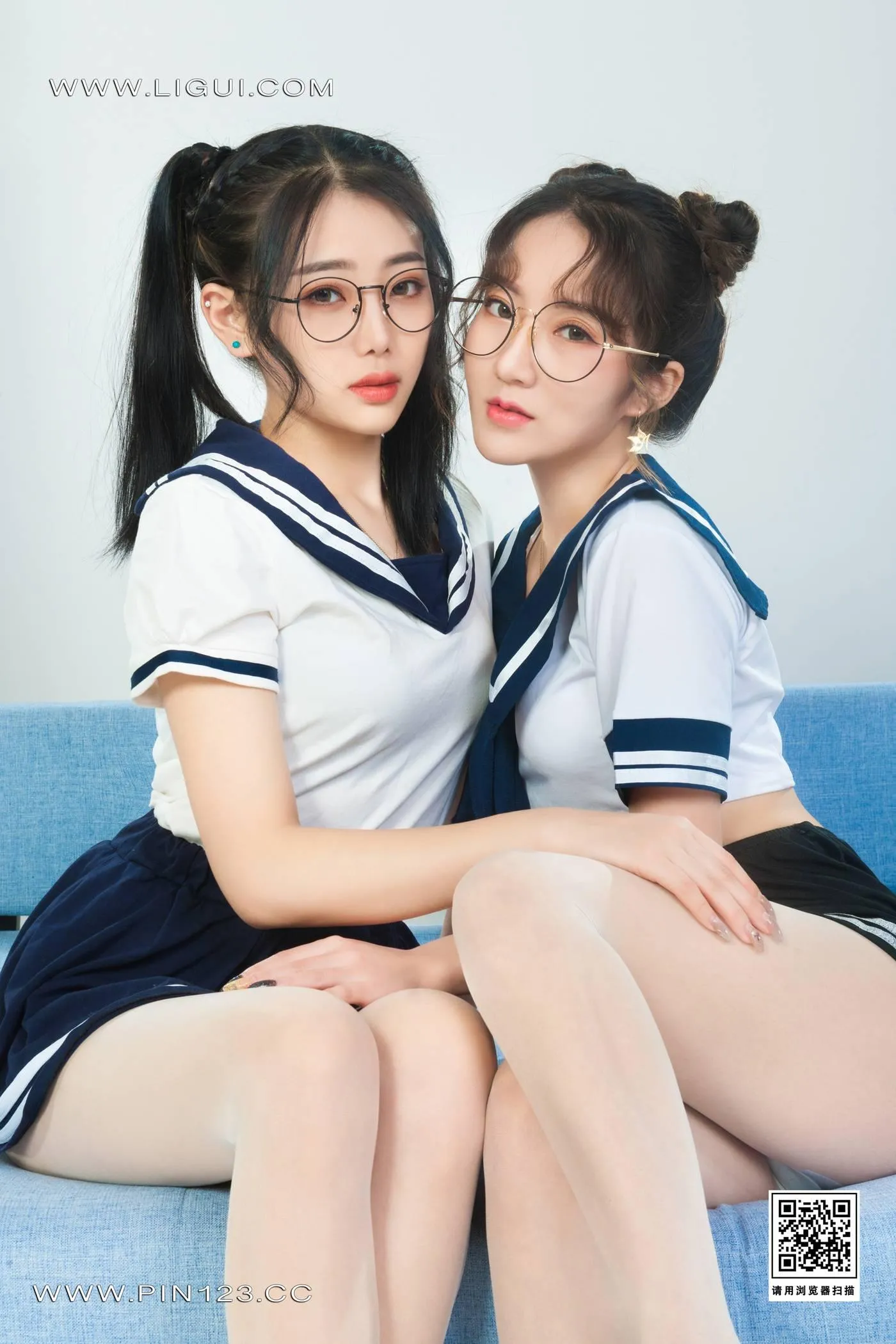 [Ligui丽柜]2022.09.16 双生花-紧缚花季 小智贤&汐汐[91P]插图2