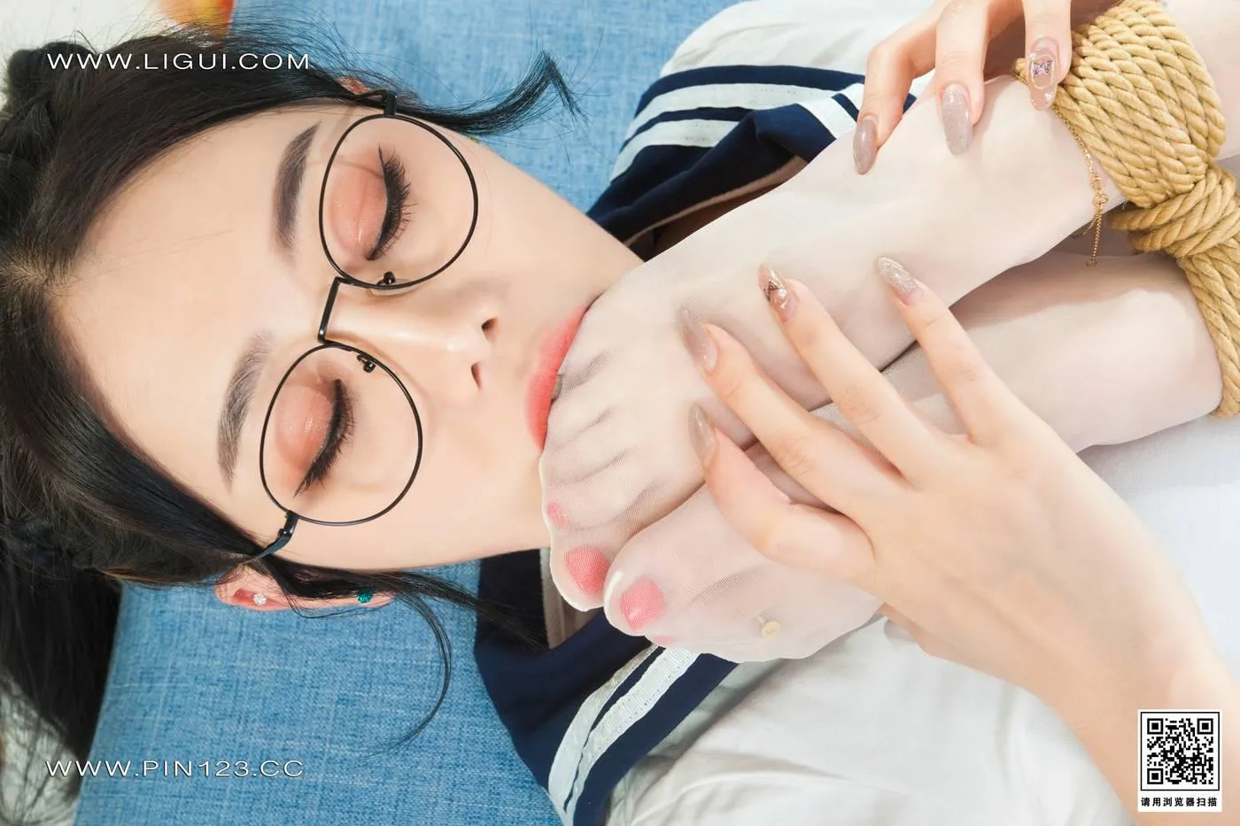 [Ligui丽柜]2022.09.16 双生花-紧缚花季 小智贤&汐汐[91P]插图1