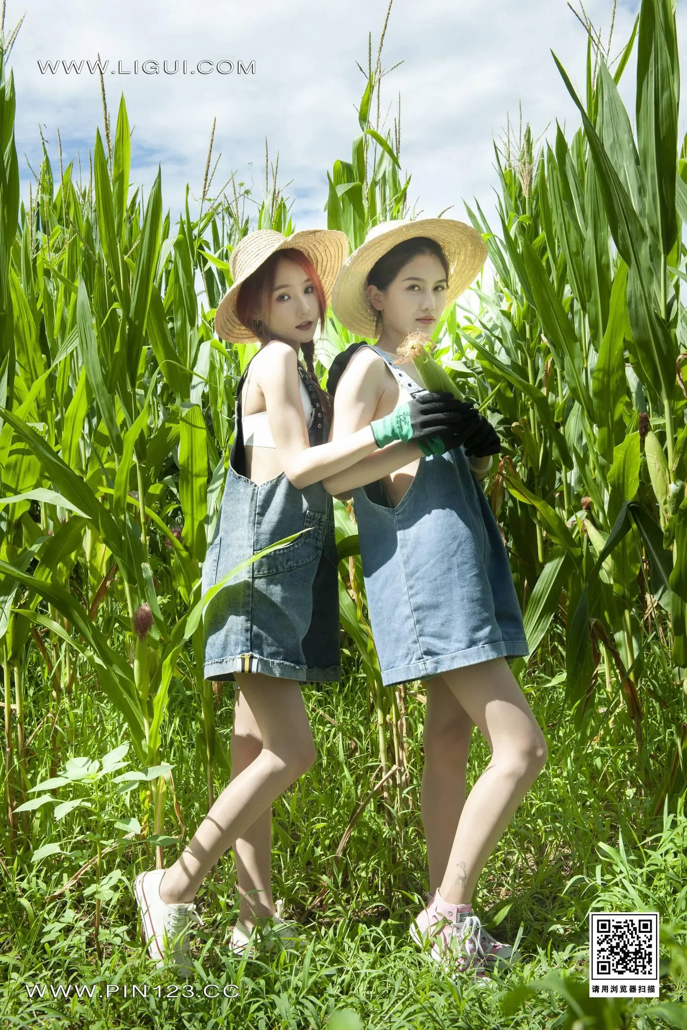 [Ligui丽柜]2022.08.04 七夕-田园春色 甜甜&心心[86P]插图6