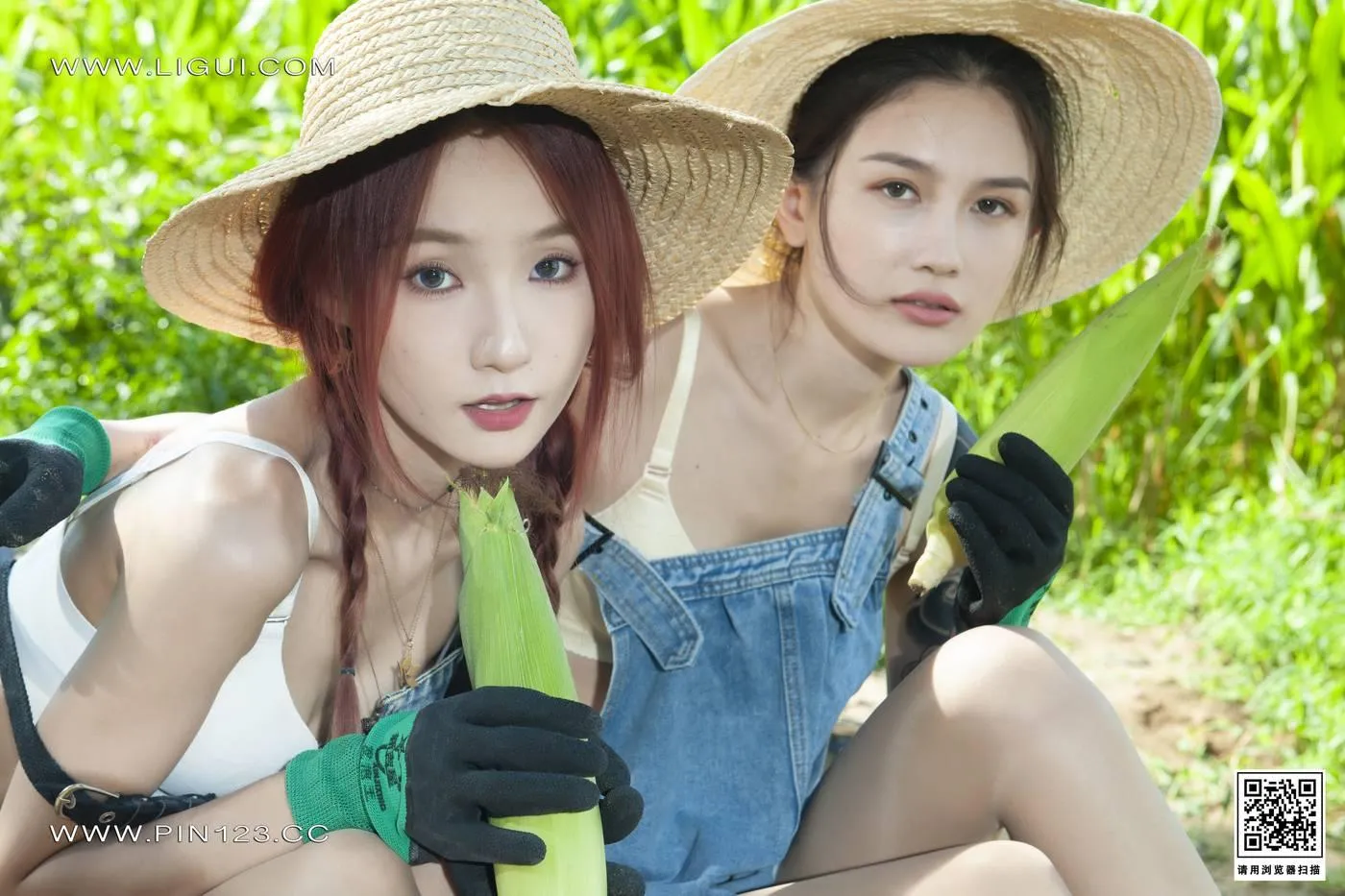 [Ligui丽柜]2022.08.04 七夕-田园春色 甜甜&心心[86P]插图2