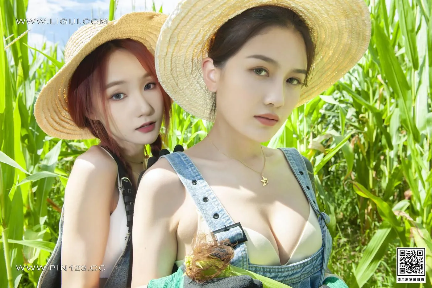 [Ligui丽柜]2022.08.04 七夕-田园春色 甜甜&心心[86P]插图5