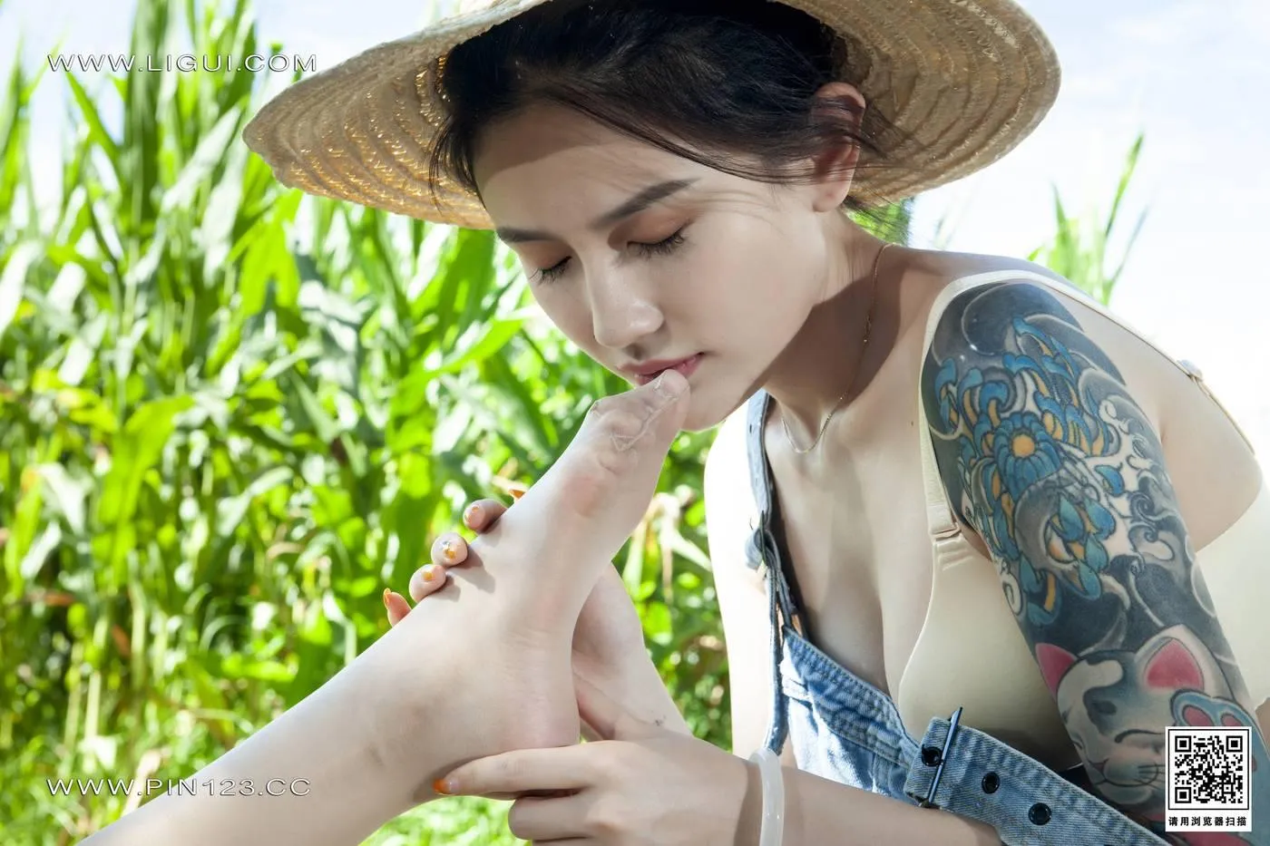 [Ligui丽柜]2022.08.04 七夕-田园春色 甜甜&心心[86P]插图6