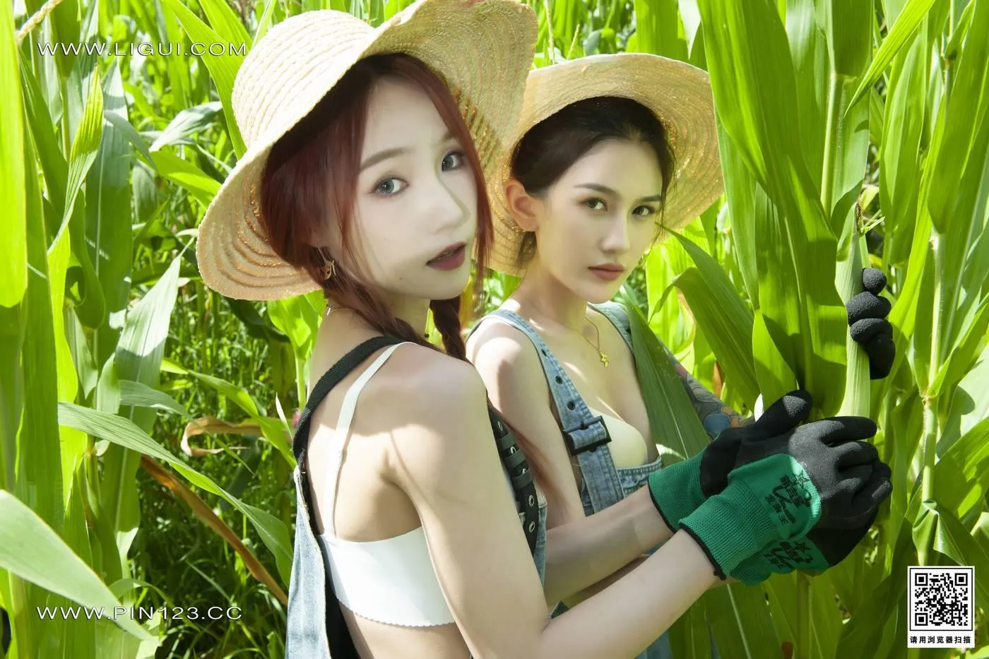 [Ligui丽柜]2022.08.04 七夕-田园春色 甜甜&心心[86P]插图7