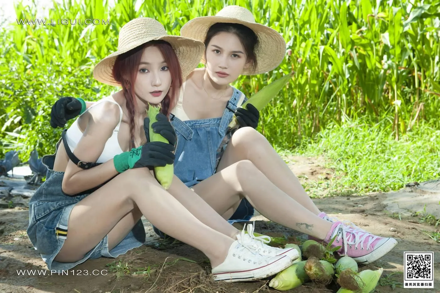 [Ligui丽柜]2022.08.04 七夕-田园春色 甜甜&心心[86P]插图9