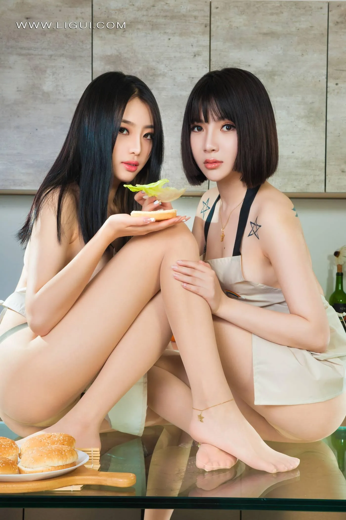[Ligui丽柜]2022.03.18 《莲食记-超级汉堡》小智贤&小七[76P]插图