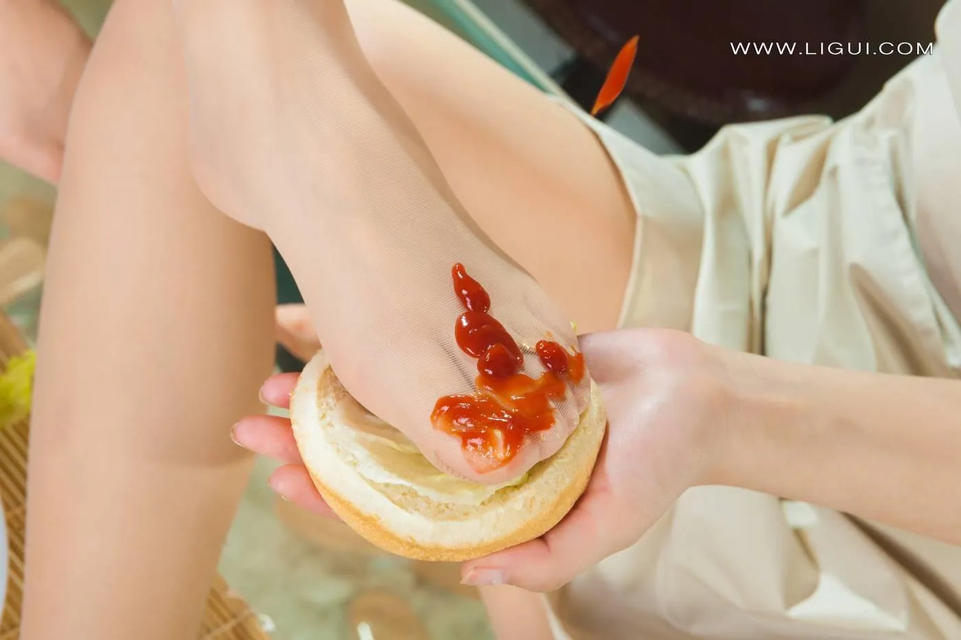 [Ligui丽柜]2022.03.18 《莲食记-超级汉堡》小智贤&小七[76P]插图2