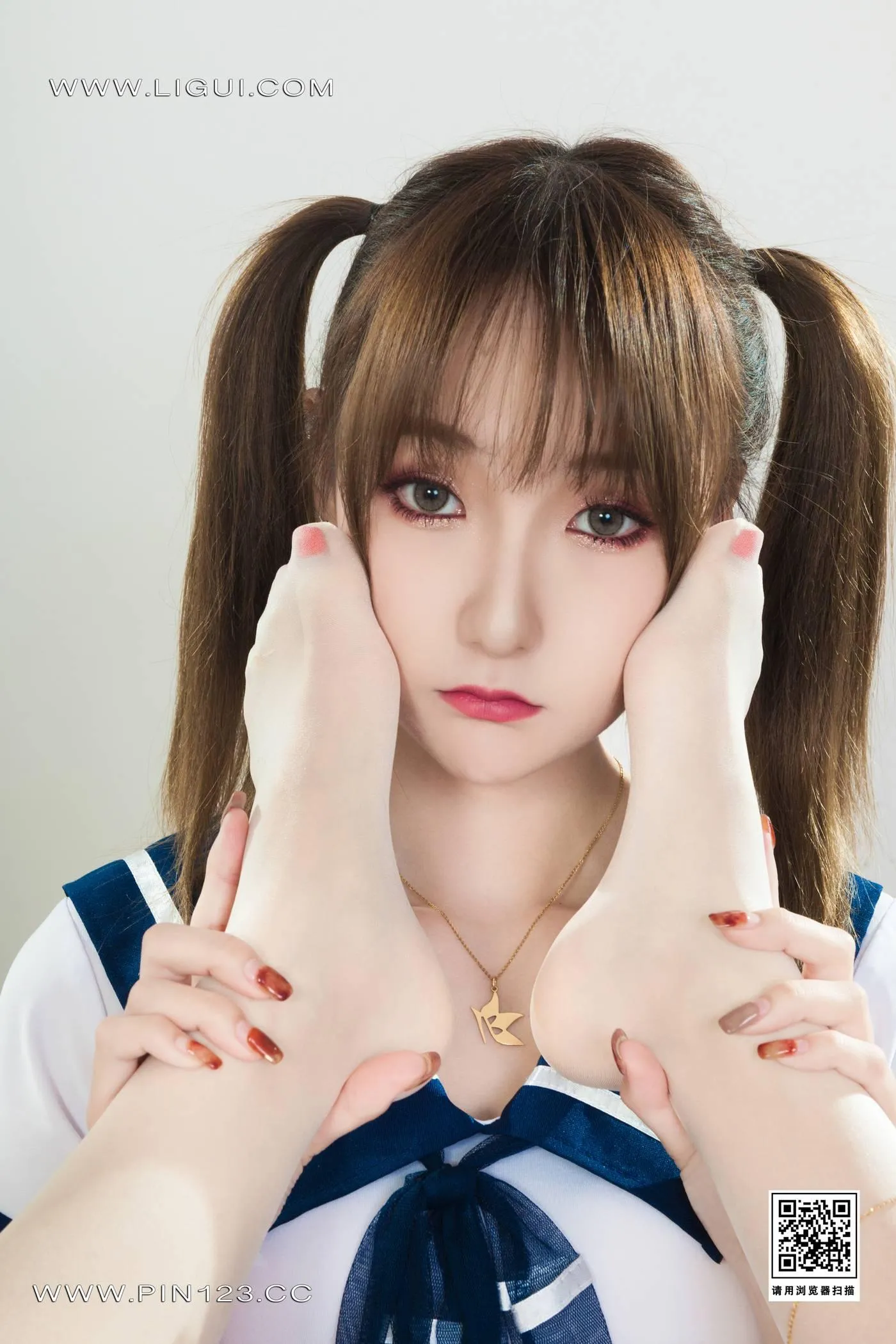 [Ligui丽柜]2023.03.02 双生花-同桌的你（上） 心心＆汐汐[45P]插图6