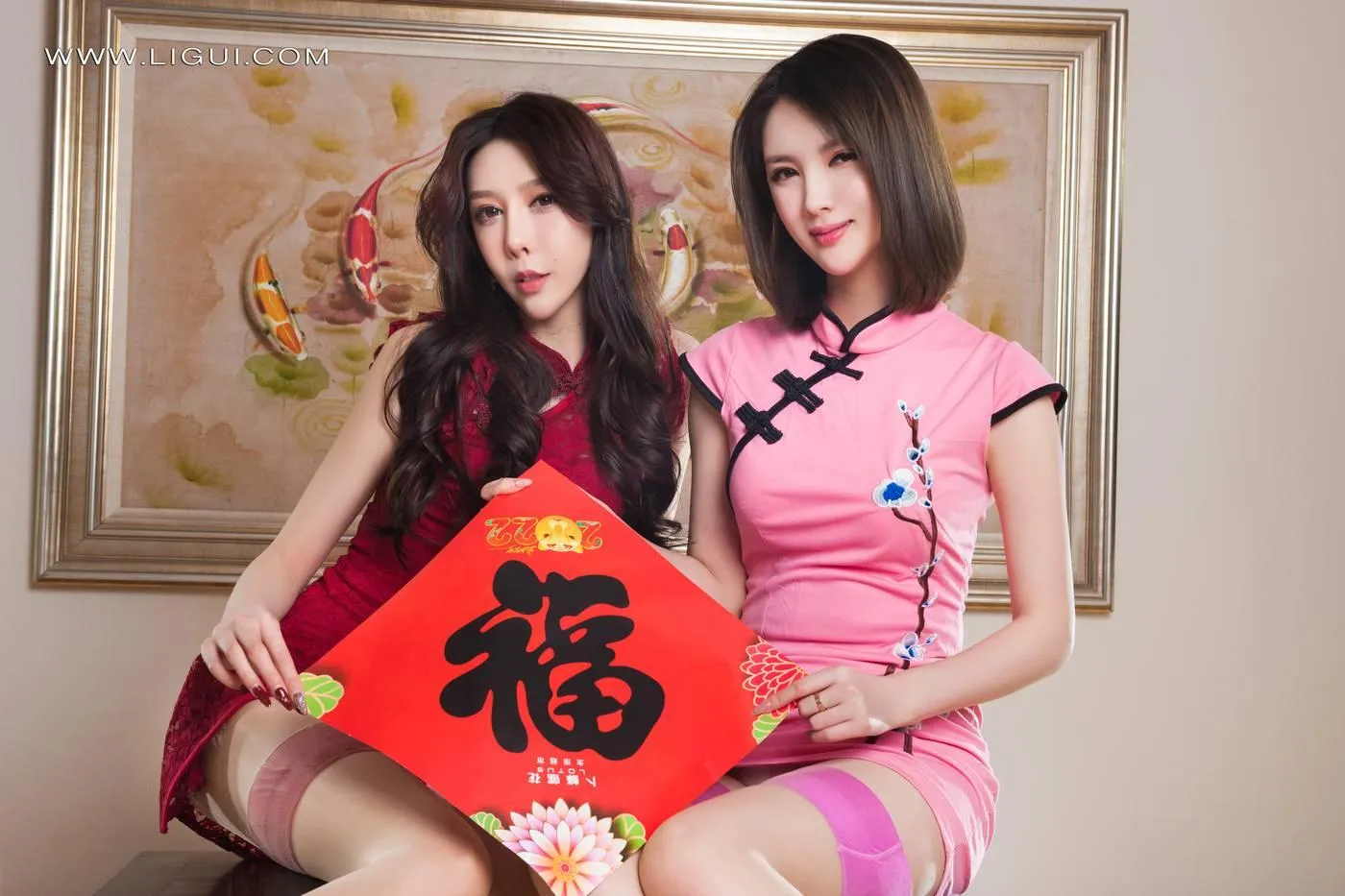 [Ligui丽柜]2022.01.31 《双生花-丝饺迎新》妖妖&兔子[124P]插图7