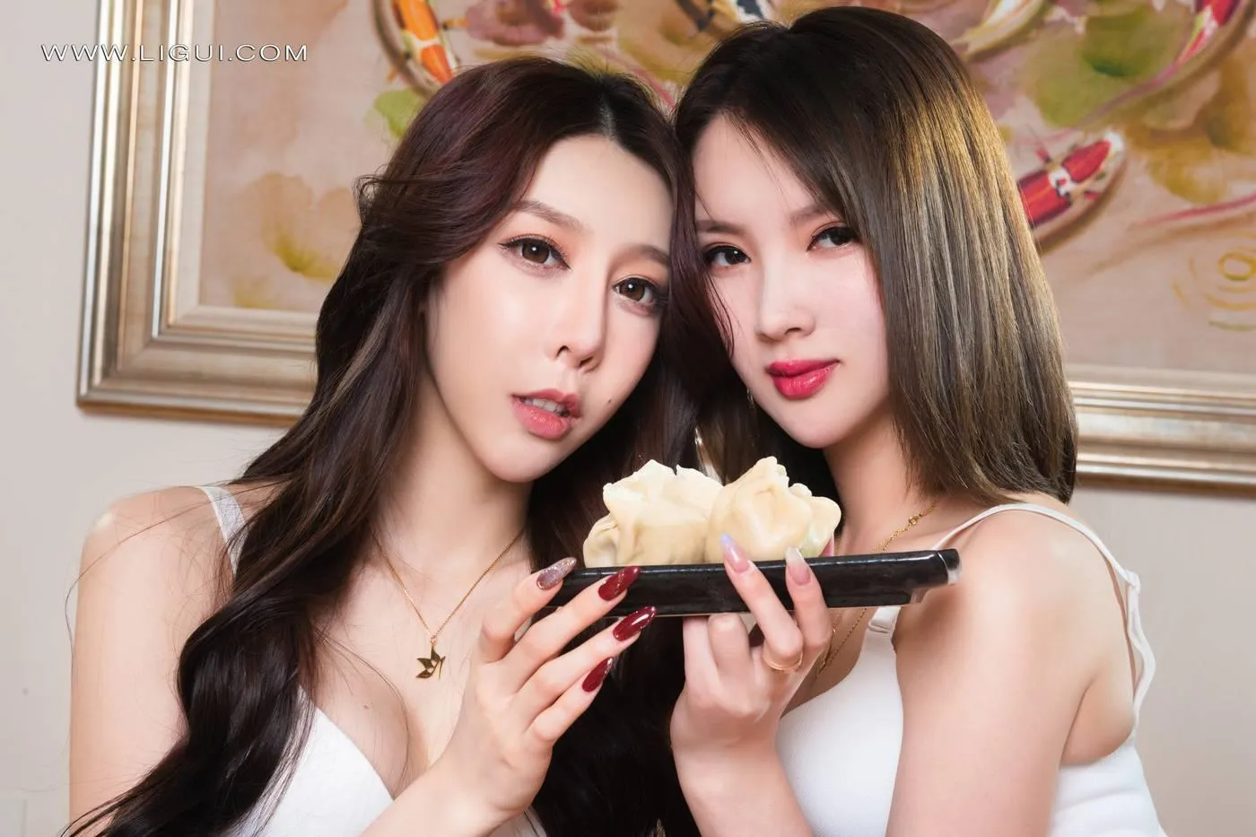 [Ligui丽柜]2022.01.31 《双生花-丝饺迎新》妖妖&兔子[124P]插图9