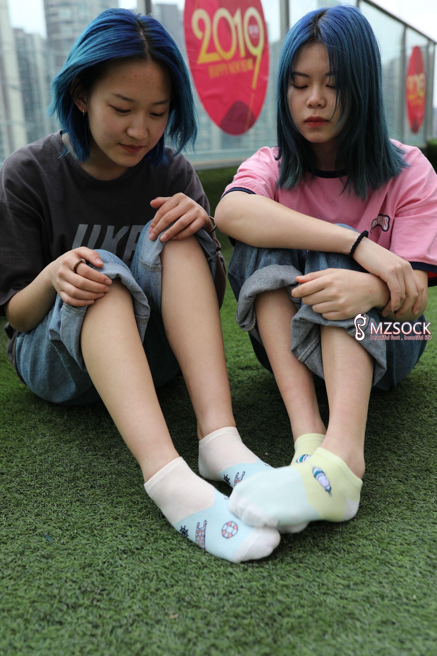 [MZSOCK]爱美足 NO.010 小珵&园子[114P]插图1
