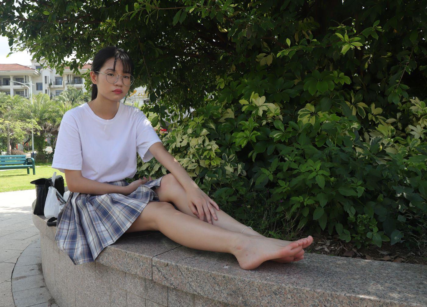 [Pary学生模拍] 003 大学生婉萍的雪白美脚 [130P]插图7
