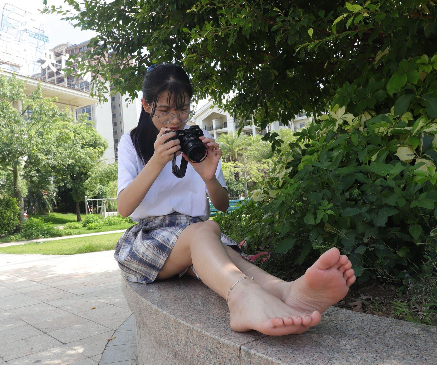 [Pary学生模拍] 003 大学生婉萍的雪白美脚 [130P]插图7