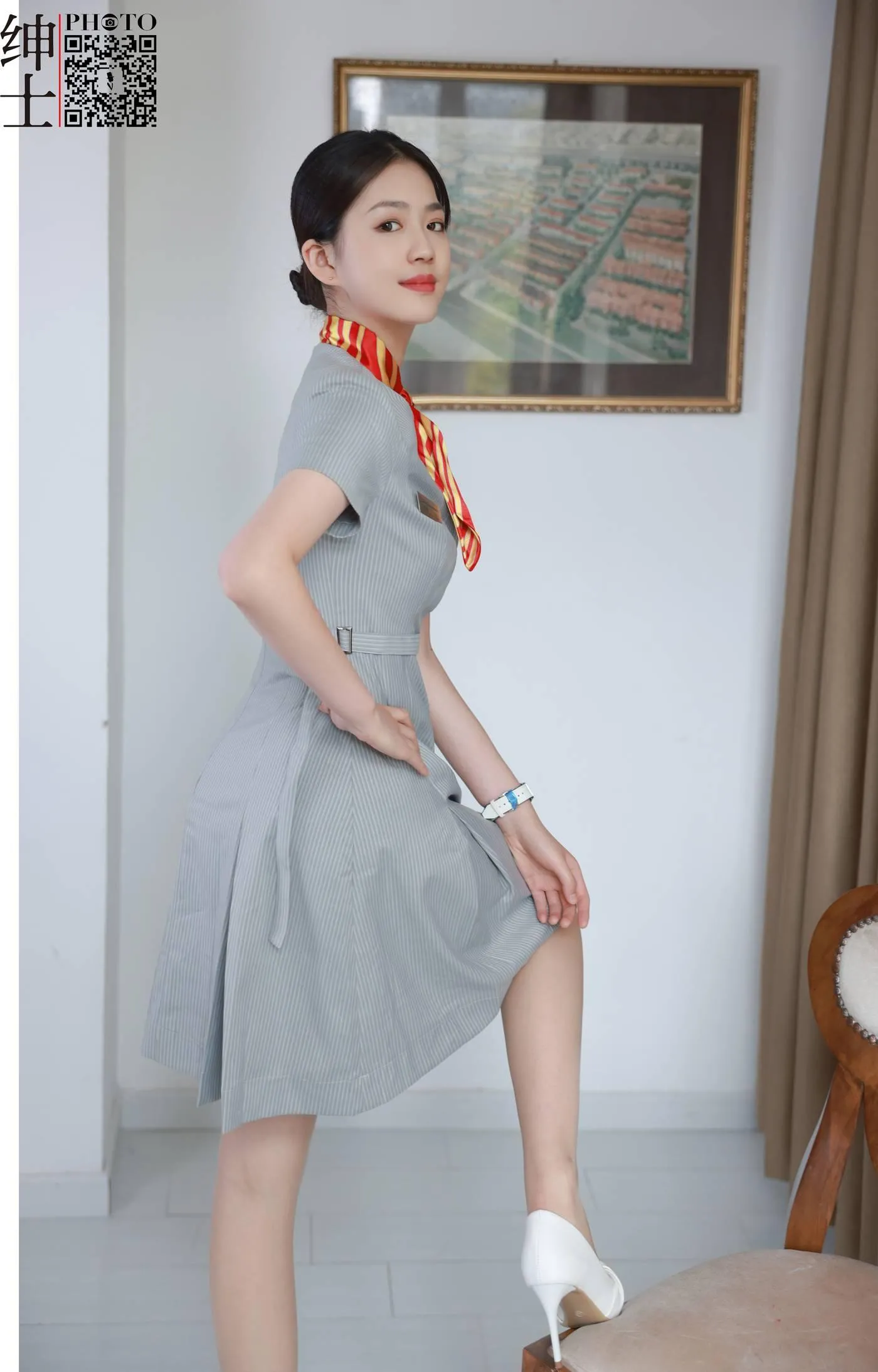 SHENSHI绅士 – SS156 空乘美娜[50P]插图5