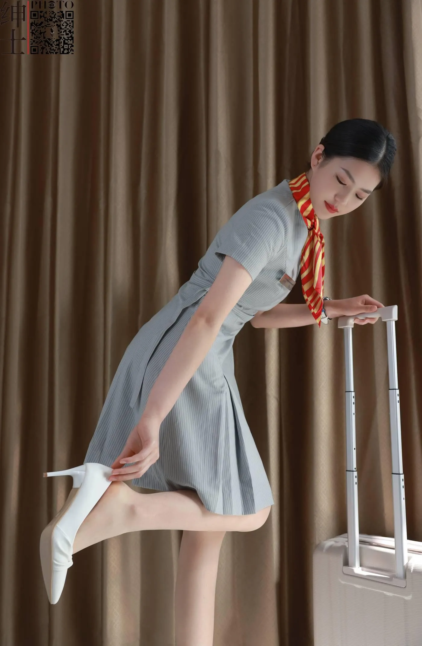 SHENSHI绅士 – SS156 空乘美娜[50P]插图4