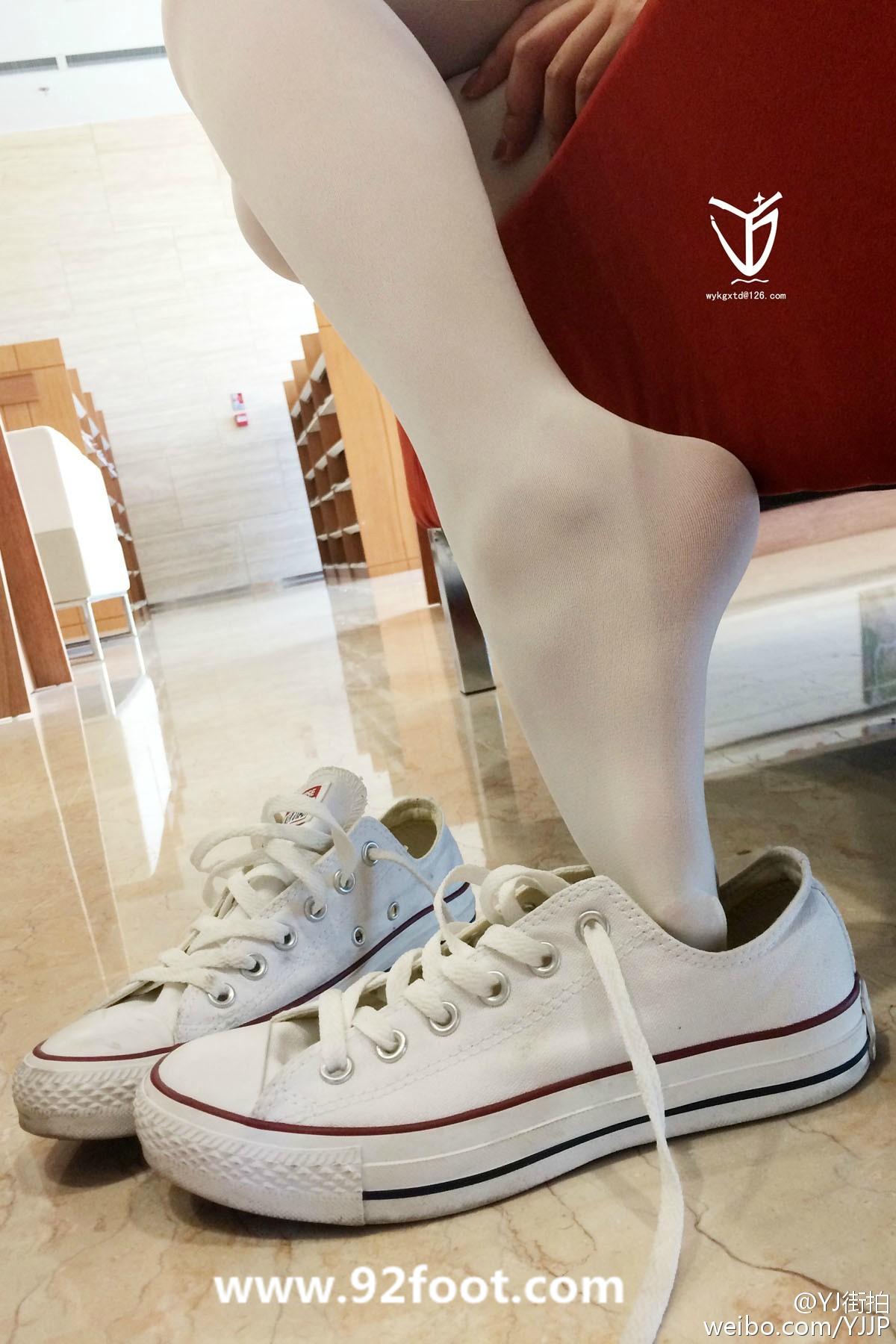 [YJ街拍] No.012 白丝帆布鞋 [31P]插图2