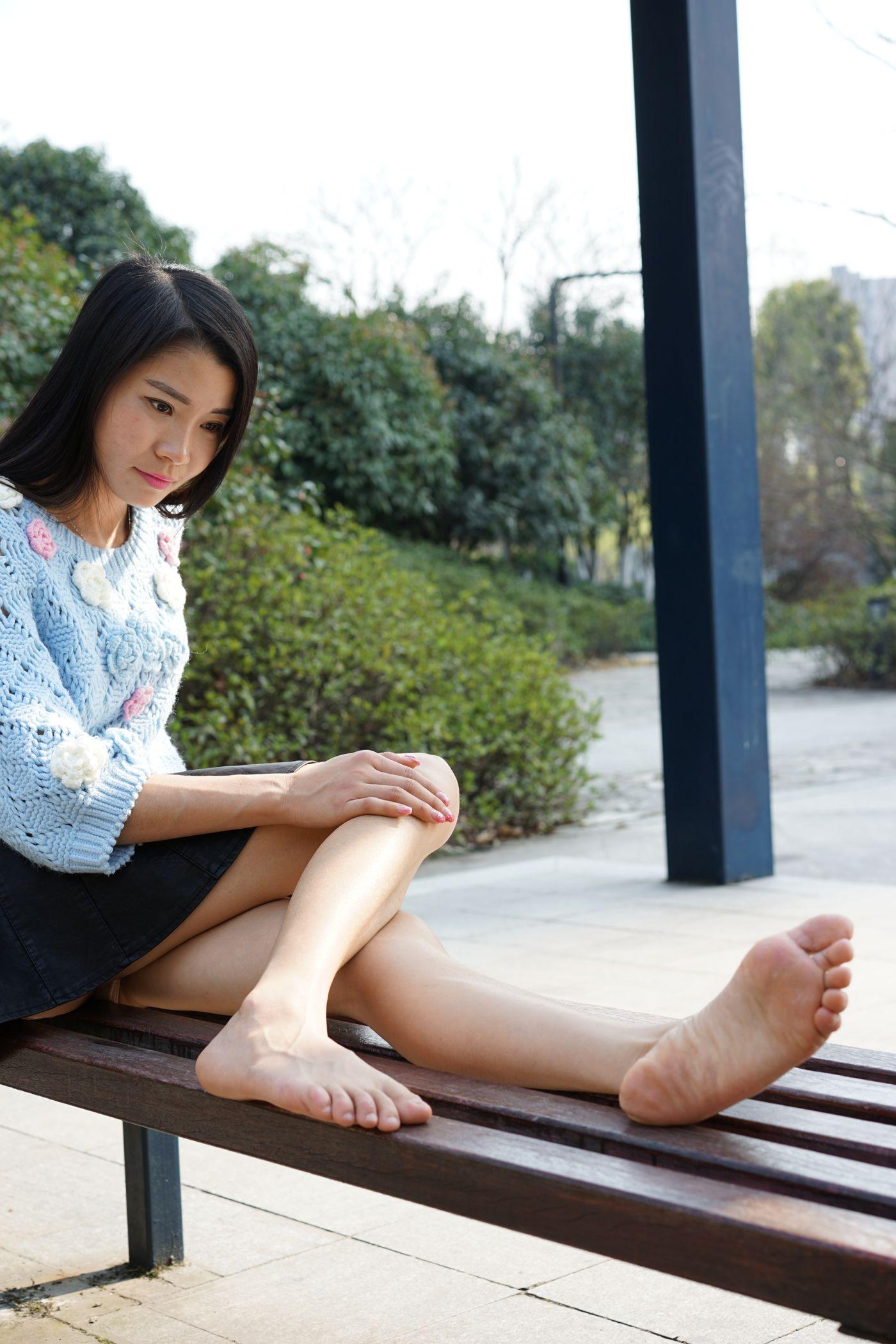 ecolog极品-No.023 可人的女子大秀白嫩足底 第一套 [139P]插图6