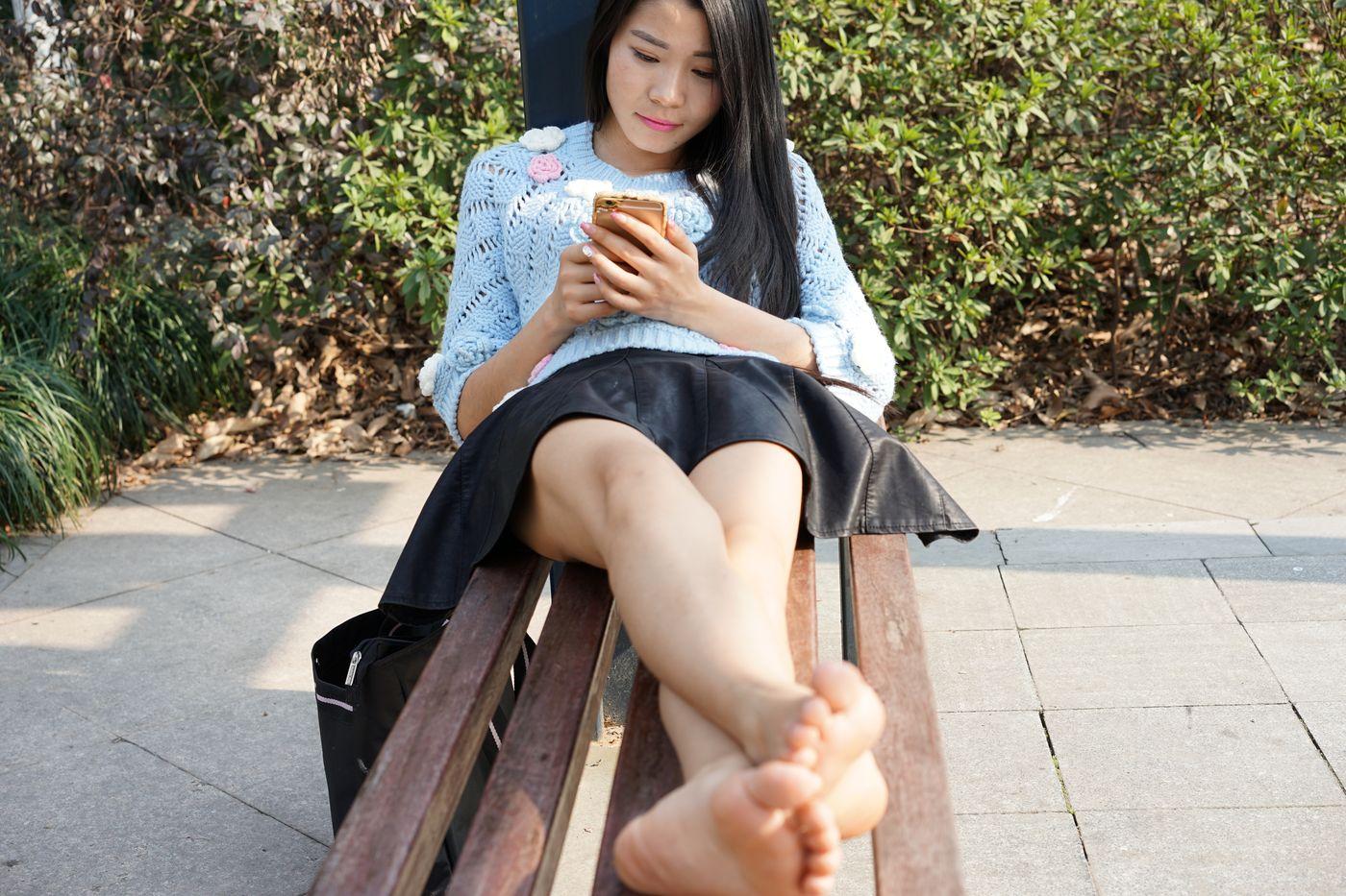 ecolog极品-No.023 可人的女子大秀白嫩足底 第一套 [139P]插图5
