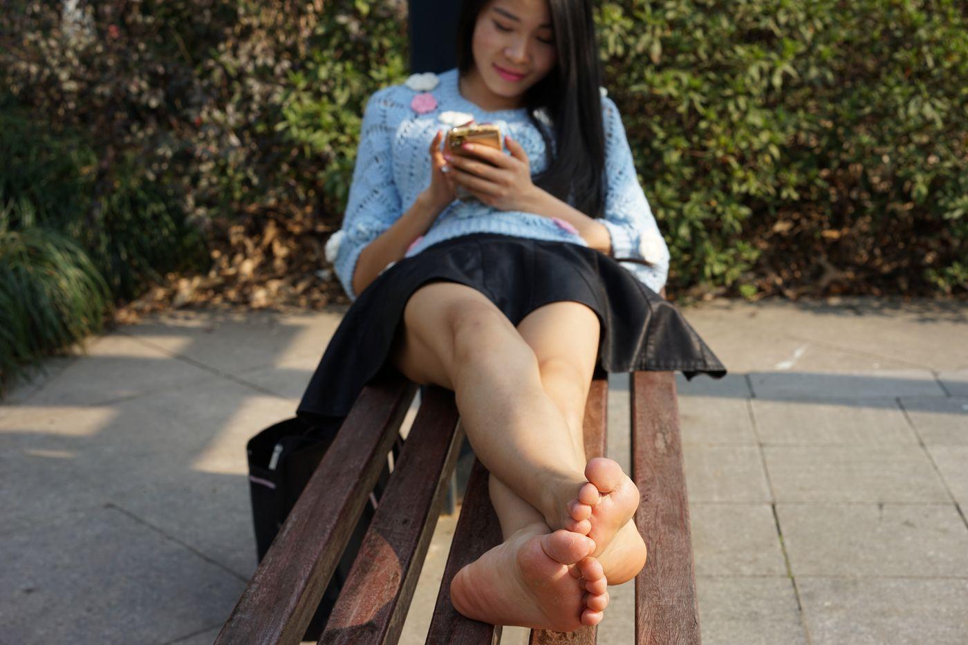 ecolog极品-No.023 可人的女子大秀白嫩足底 第一套 [139P]插图5