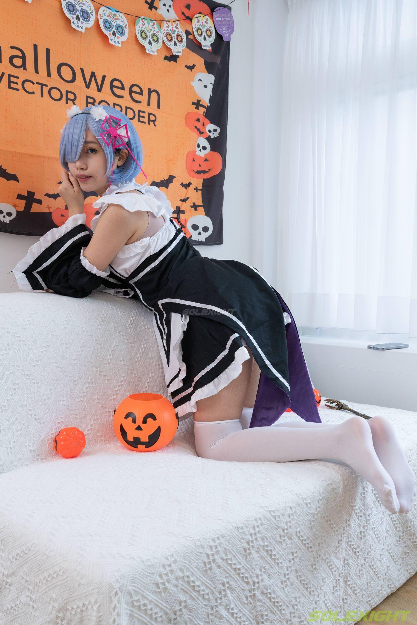 [台湾solexight足控] 21-Neko-Socks 蕾姆白丝 [71P]插图2