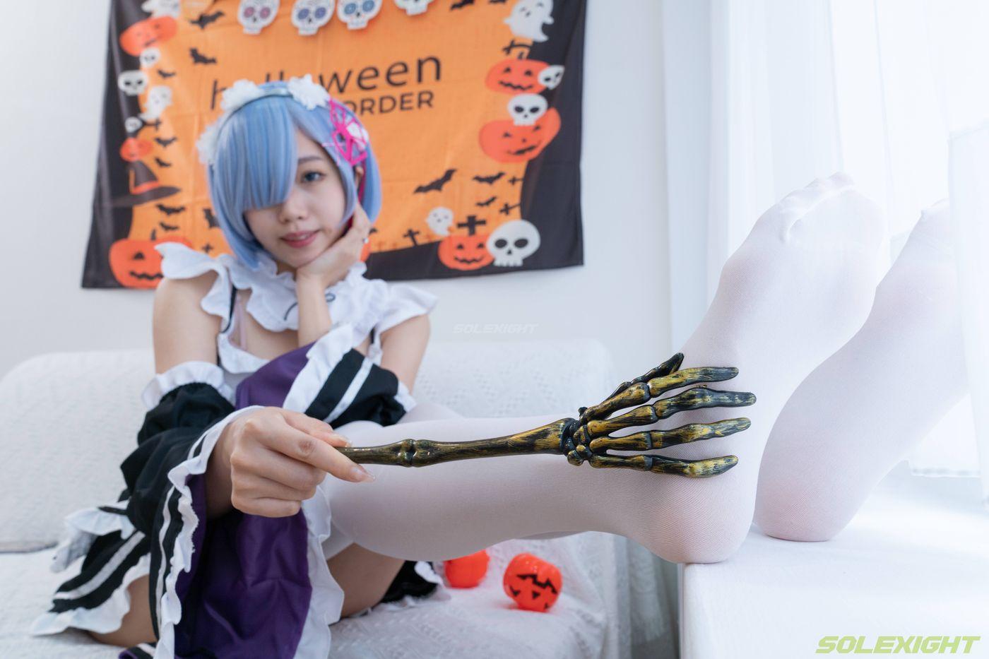 [台湾solexight足控] 21-Neko-Socks 蕾姆白丝 [71P]插图8