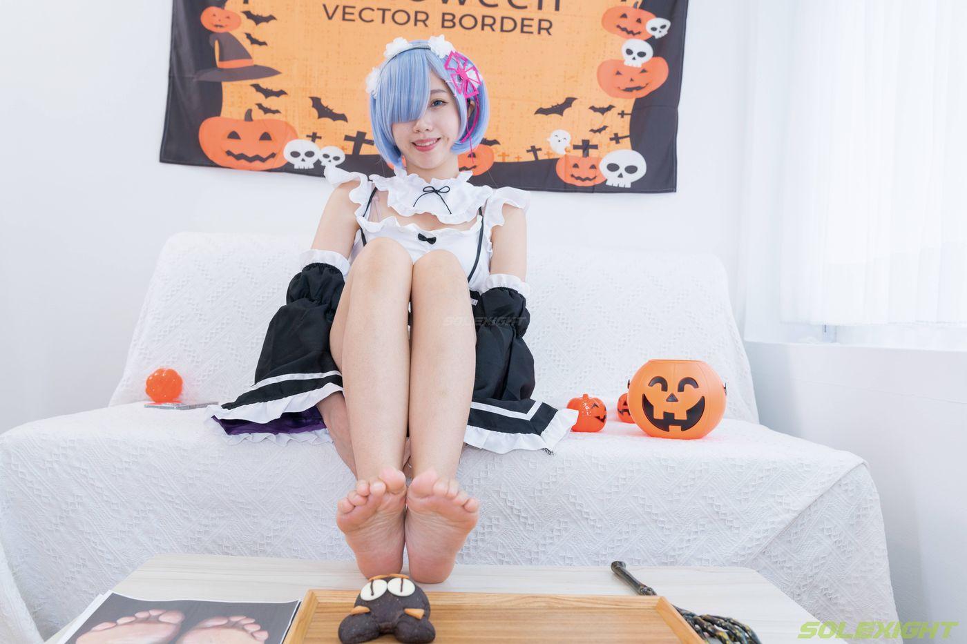 [台湾solexight足控] 21-Neko-Socks 蕾姆白丝 [71P]插图8