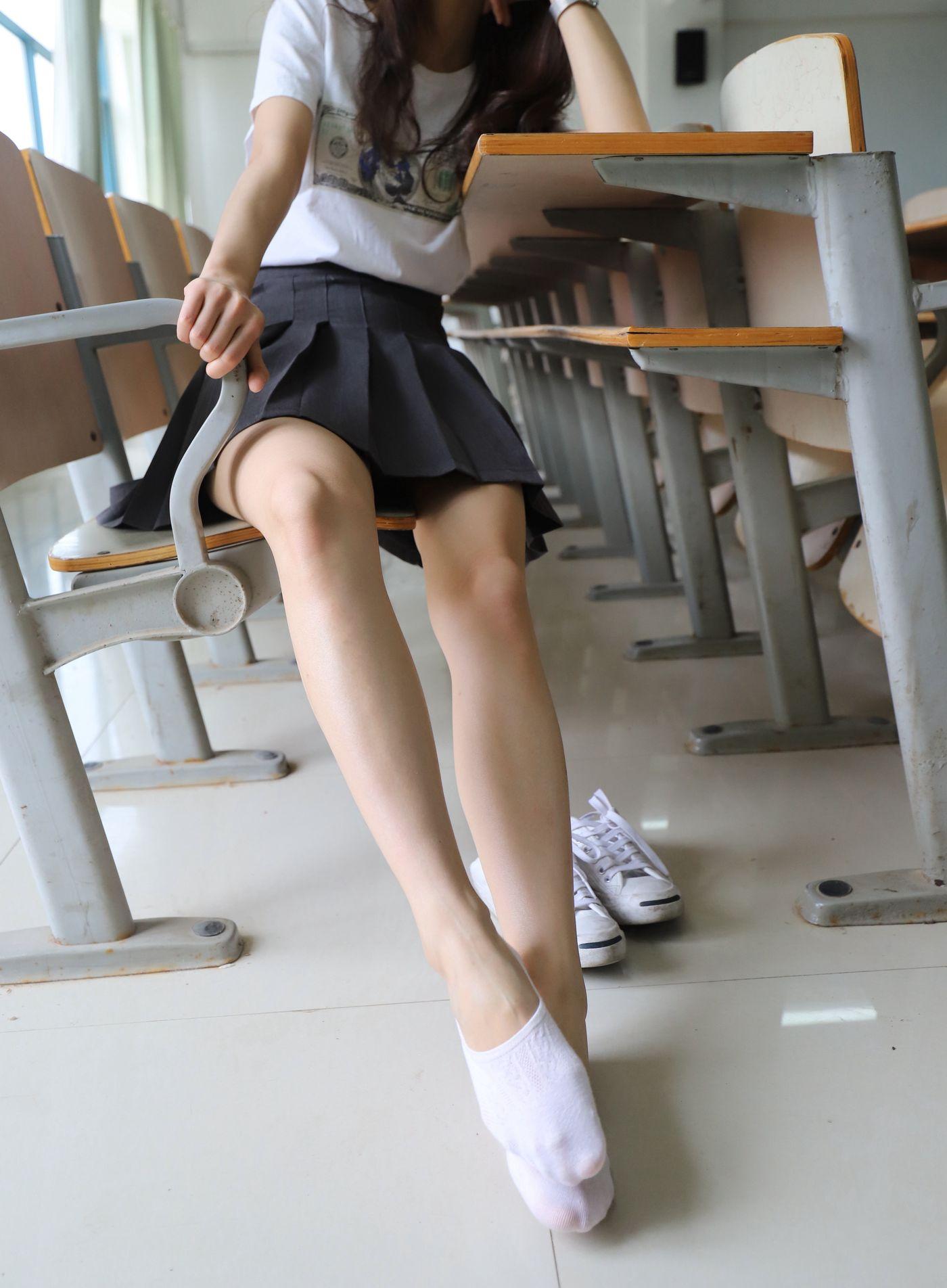 2019-11活动-大西瓜爱牙膏 2019-11月 X2 活动模特2 教室短裙船袜 [2][179P]插图6