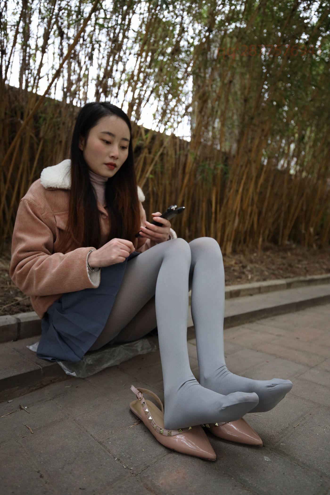 2020-11活动-大西瓜爱牙膏 2020年11月 04 短裙厚灰丝 [181P]插图6
