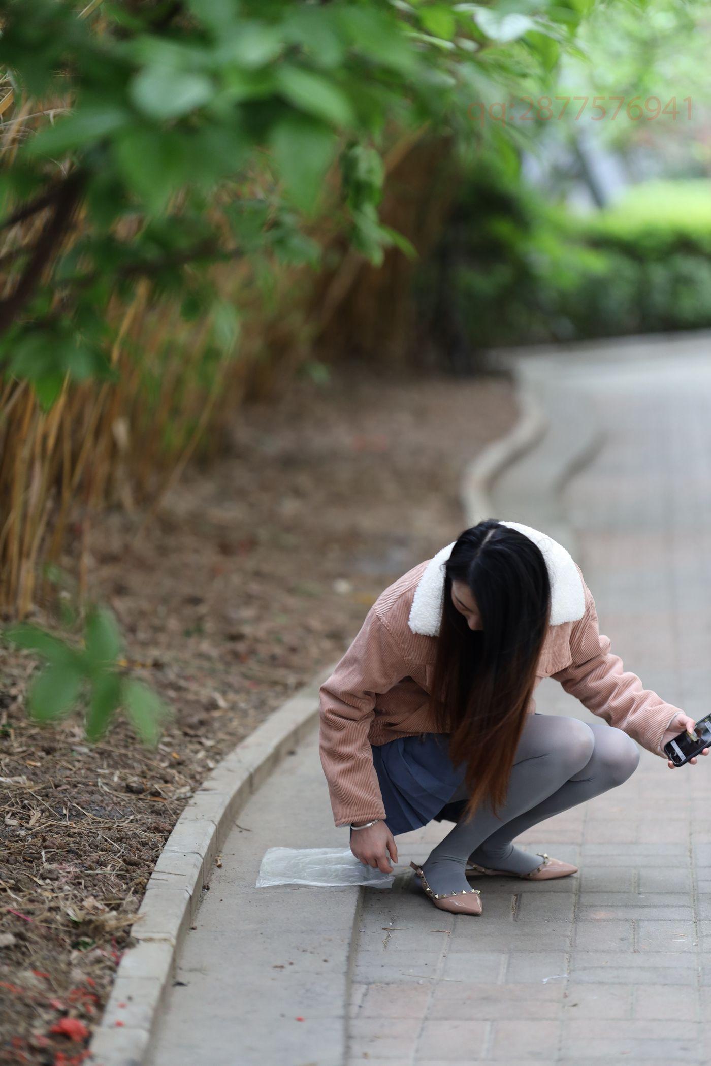 2020-11活动-大西瓜爱牙膏 2020年11月 04 短裙厚灰丝 [181P]插图