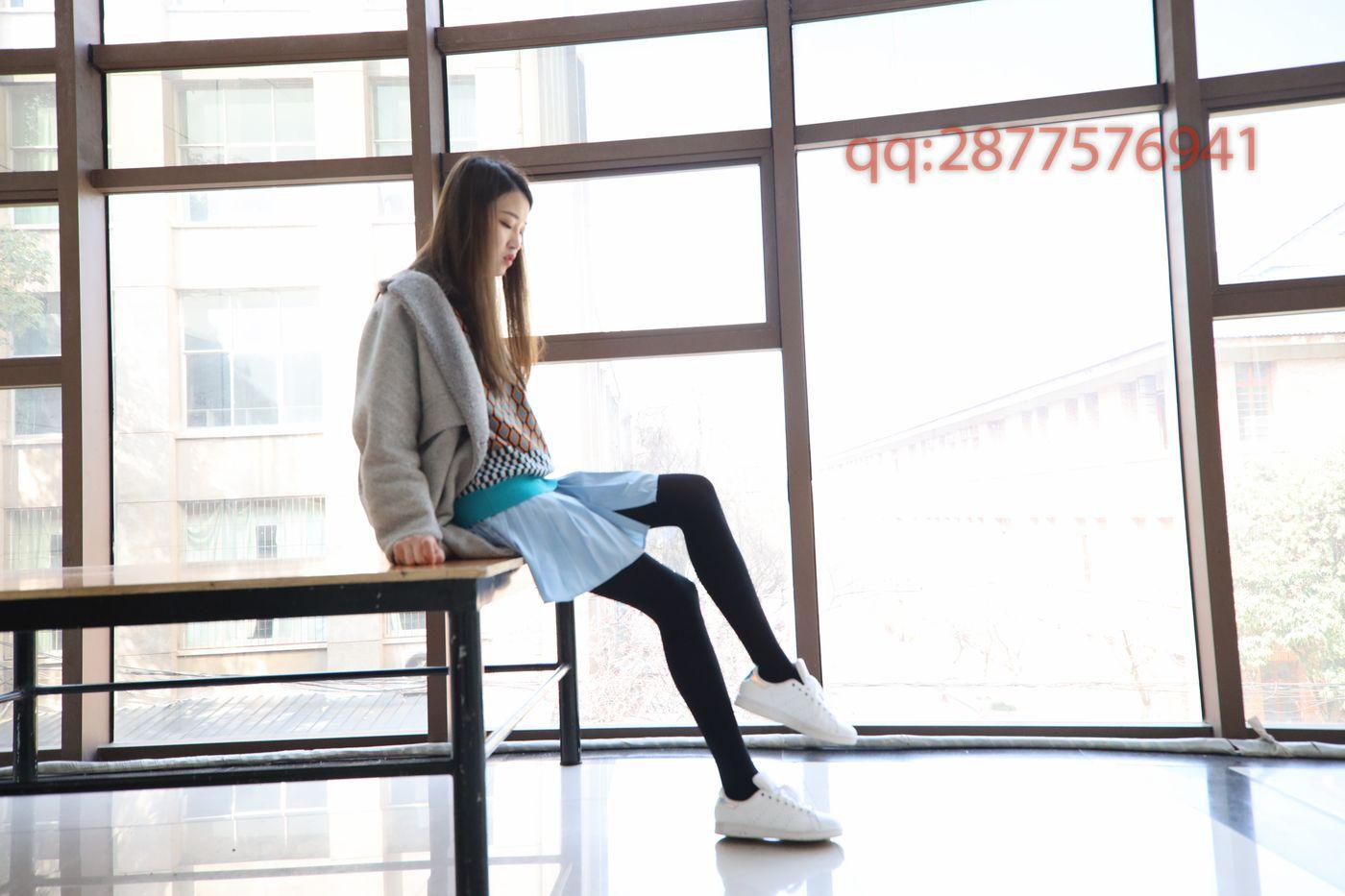 2021-03活动-大西瓜爱牙膏 2021 03月活动 02 模特2 黑色裤袜 [3][140P]插图2