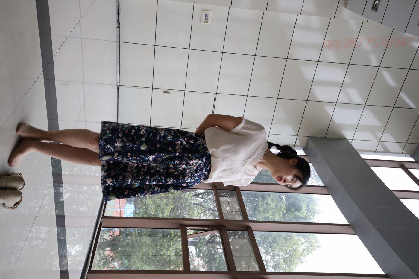 2021-05活动-大西瓜爱牙膏 2021 05月活动 01 模特1 碎花长裙肉丝 [1][118P]插图1