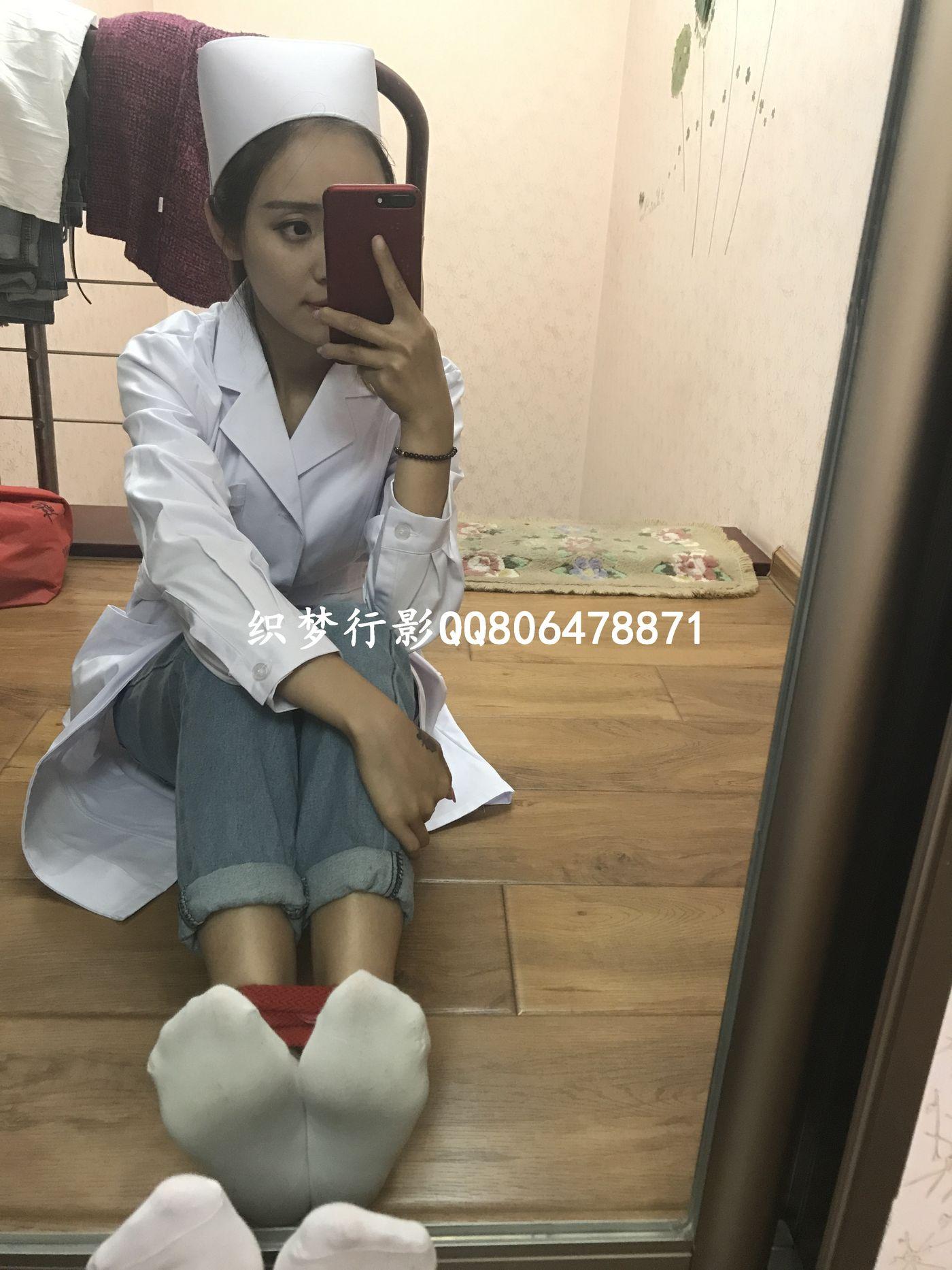 织梦行影 NO.003 护士服棉袜 [76P]插图6