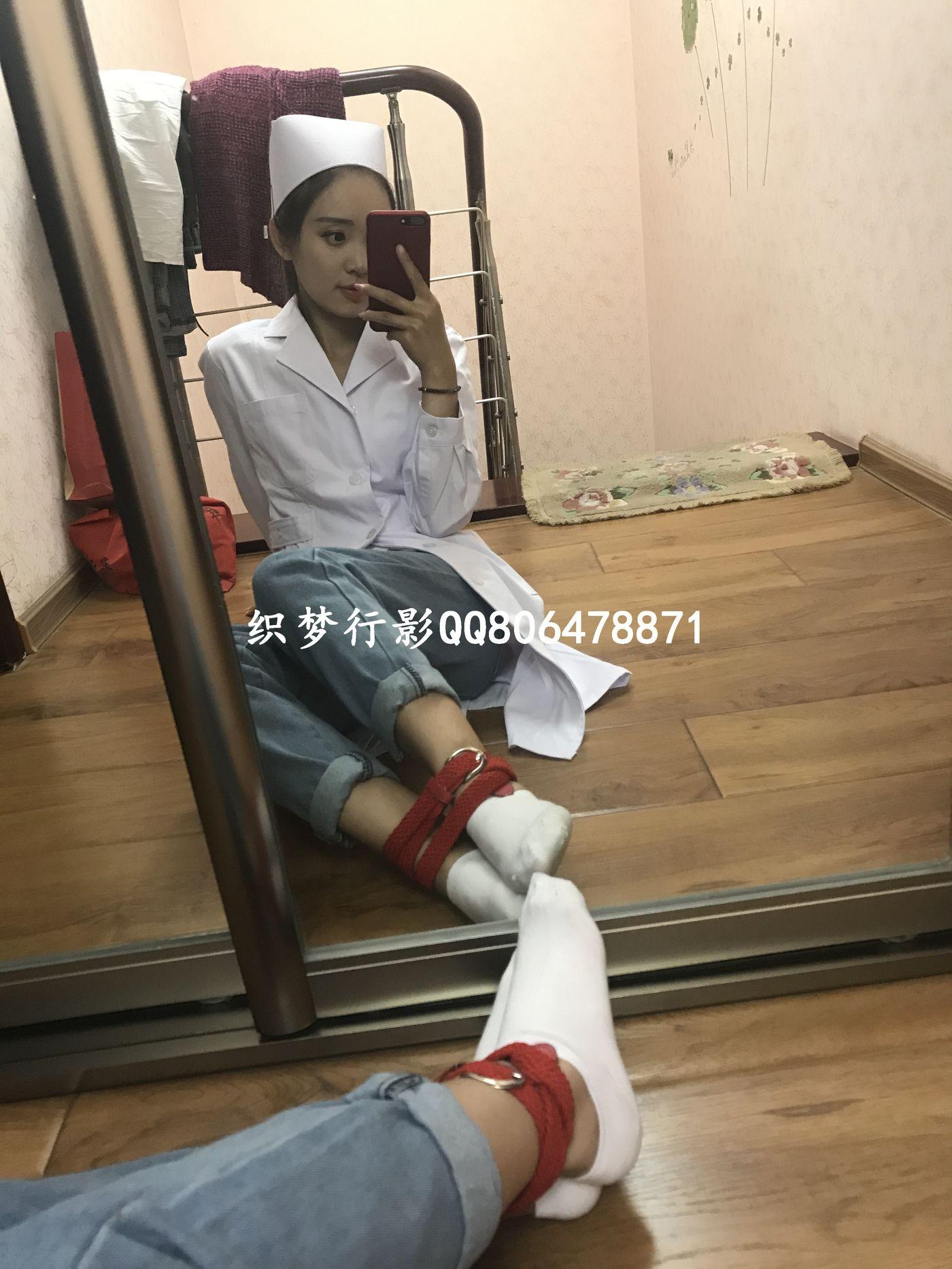 织梦行影 NO.003 护士服棉袜 [76P]插图7
