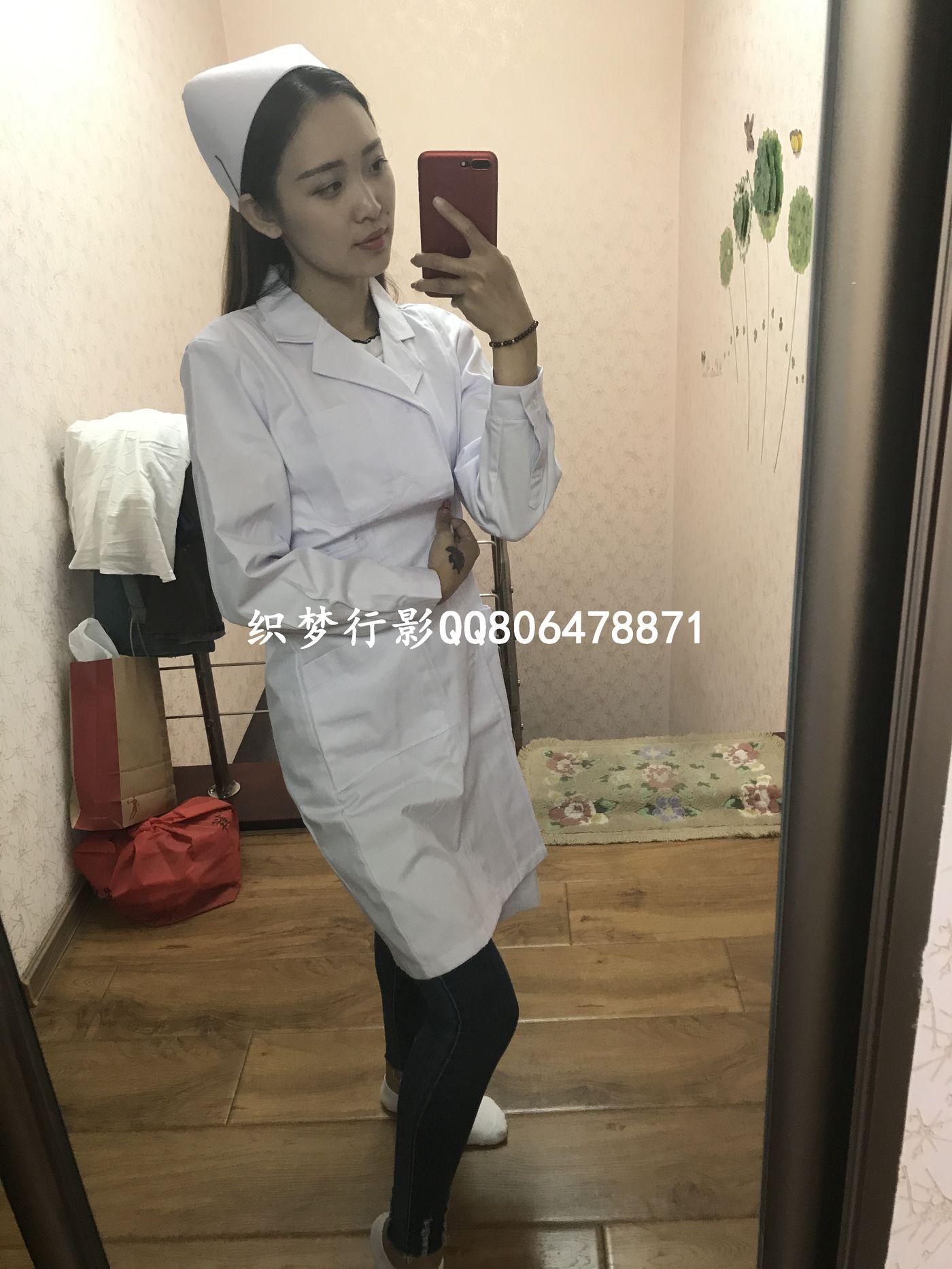 织梦行影 NO.003 护士服棉袜 [76P]插图3
