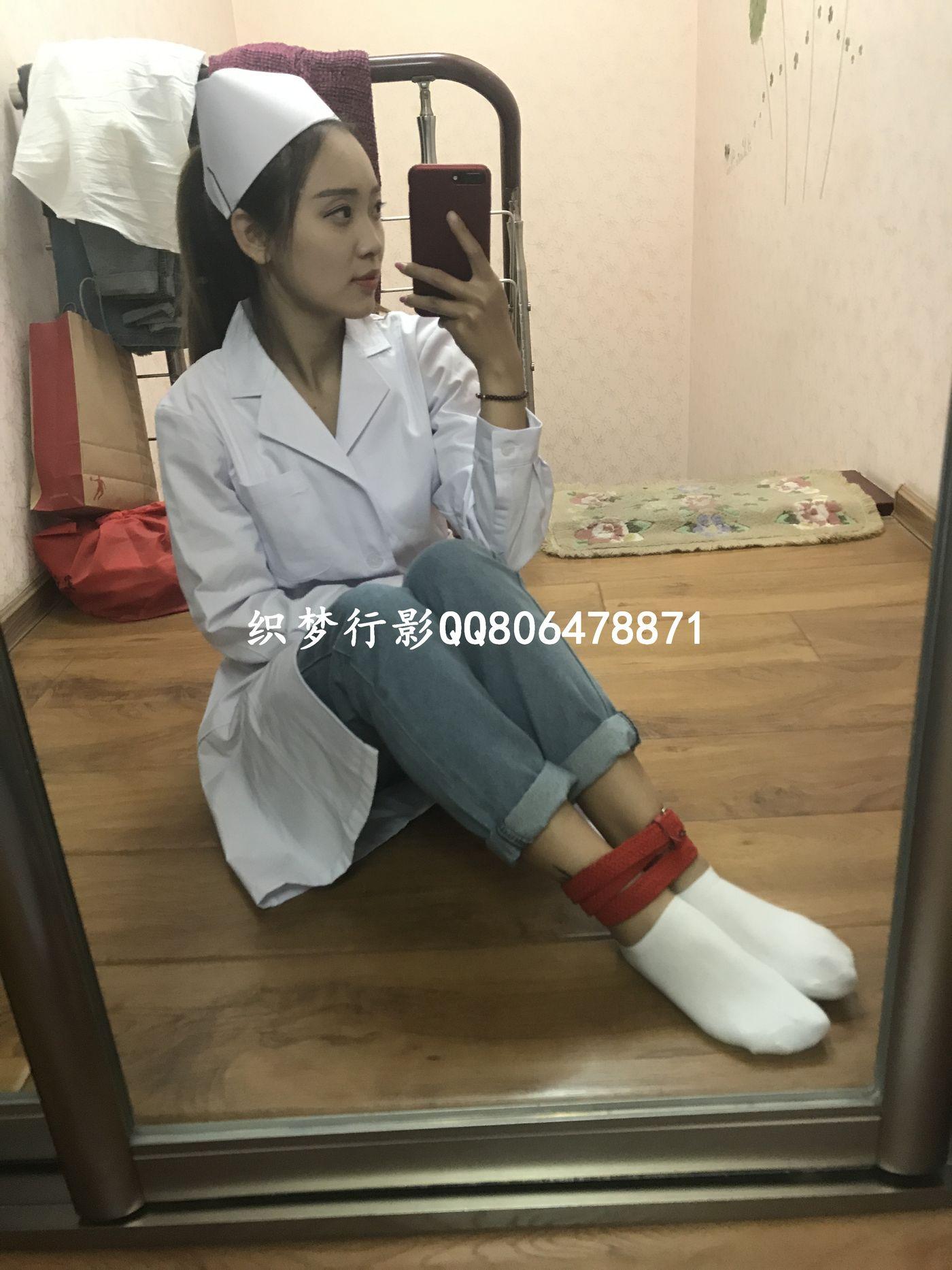 织梦行影 NO.003 护士服棉袜 [76P]插图6