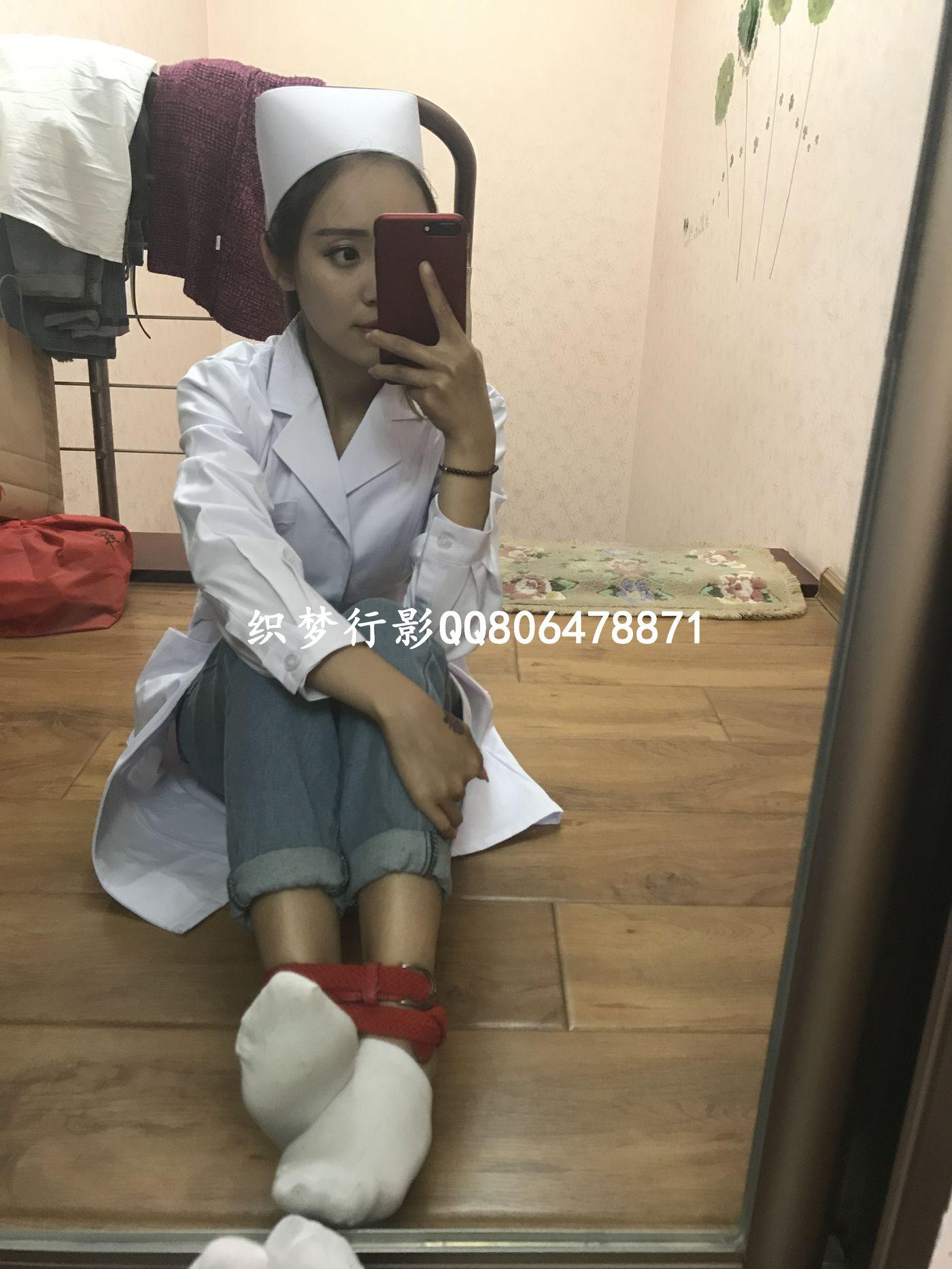 织梦行影 NO.003 护士服棉袜 [76P]插图8