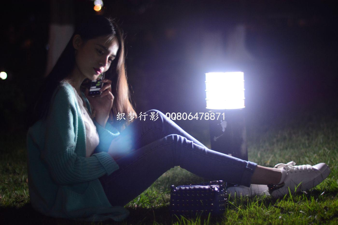 织梦行影 NO.014 操场夜拍白袜小白鞋 [217P]插图5