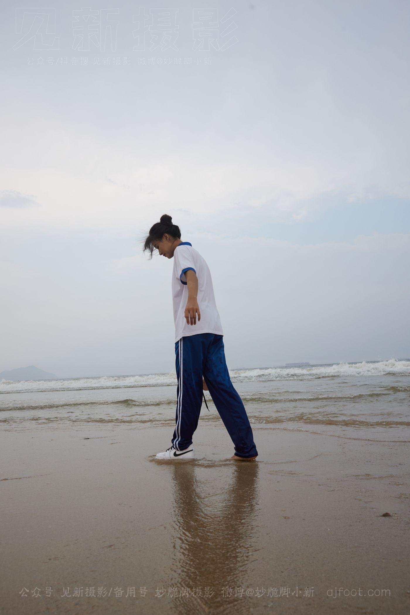 [见新摄影]NO.023 大二网红少女校园风｜深圳 西涌海岸 [2][126P]插图1