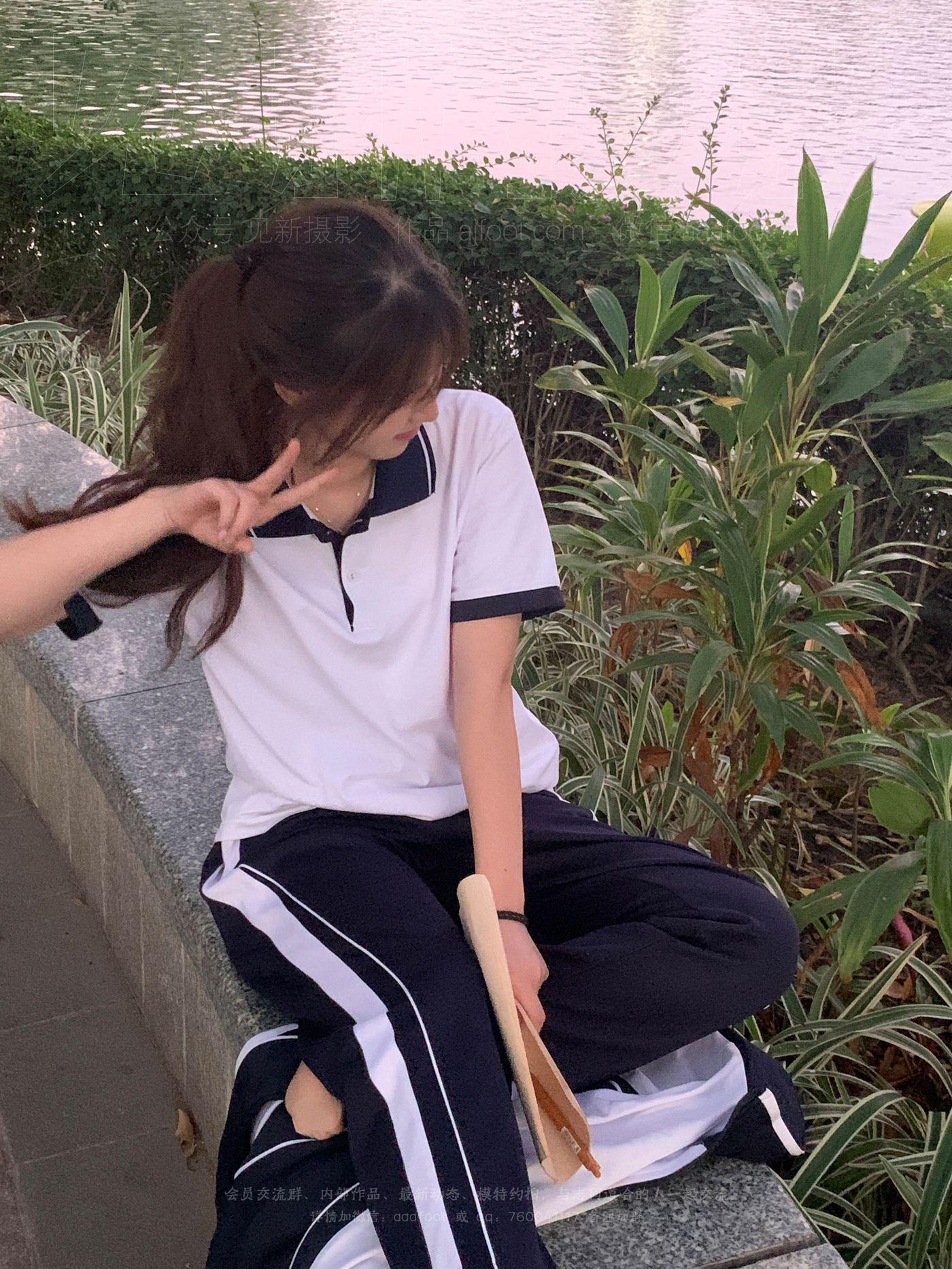 [见新摄影]NO.045 抖音可爱学院风，奶乖少女 [160P]插图8