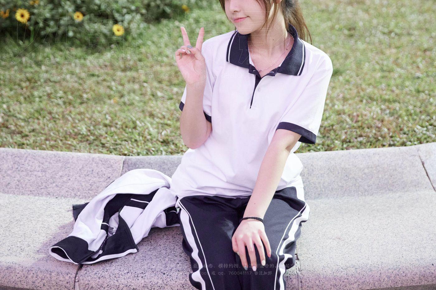 [见新摄影]NO.045 抖音可爱学院风，奶乖少女 [160P]插图2
