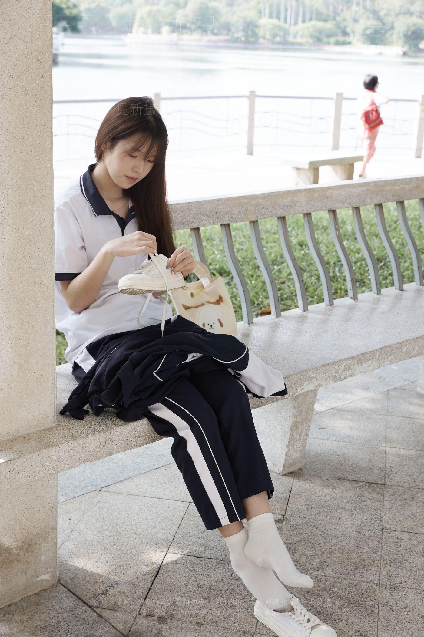 [见新摄影]NO.045 抖音可爱学院风，奶乖少女 [160P]插图